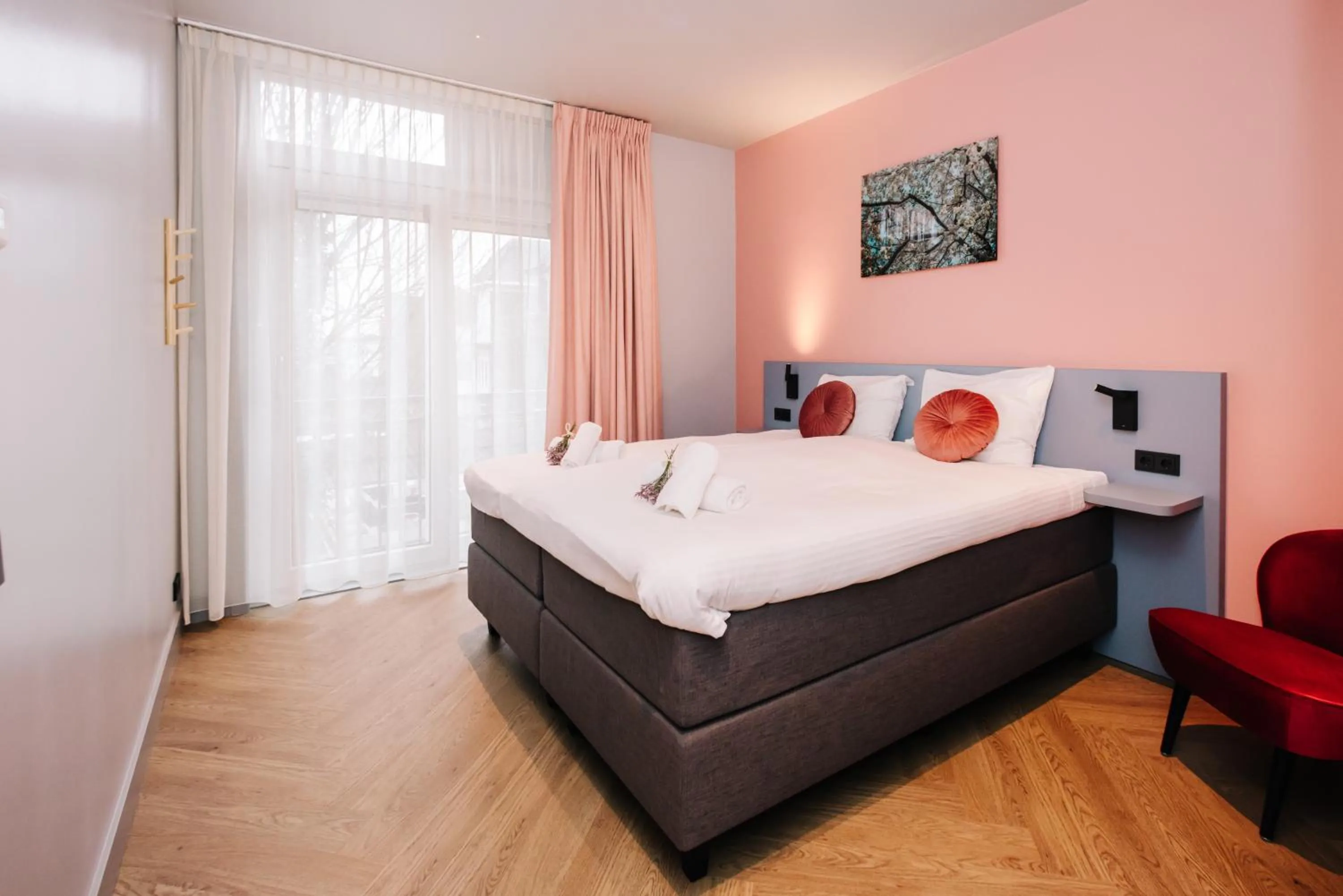 Bedroom, Bed in Hotel Keur