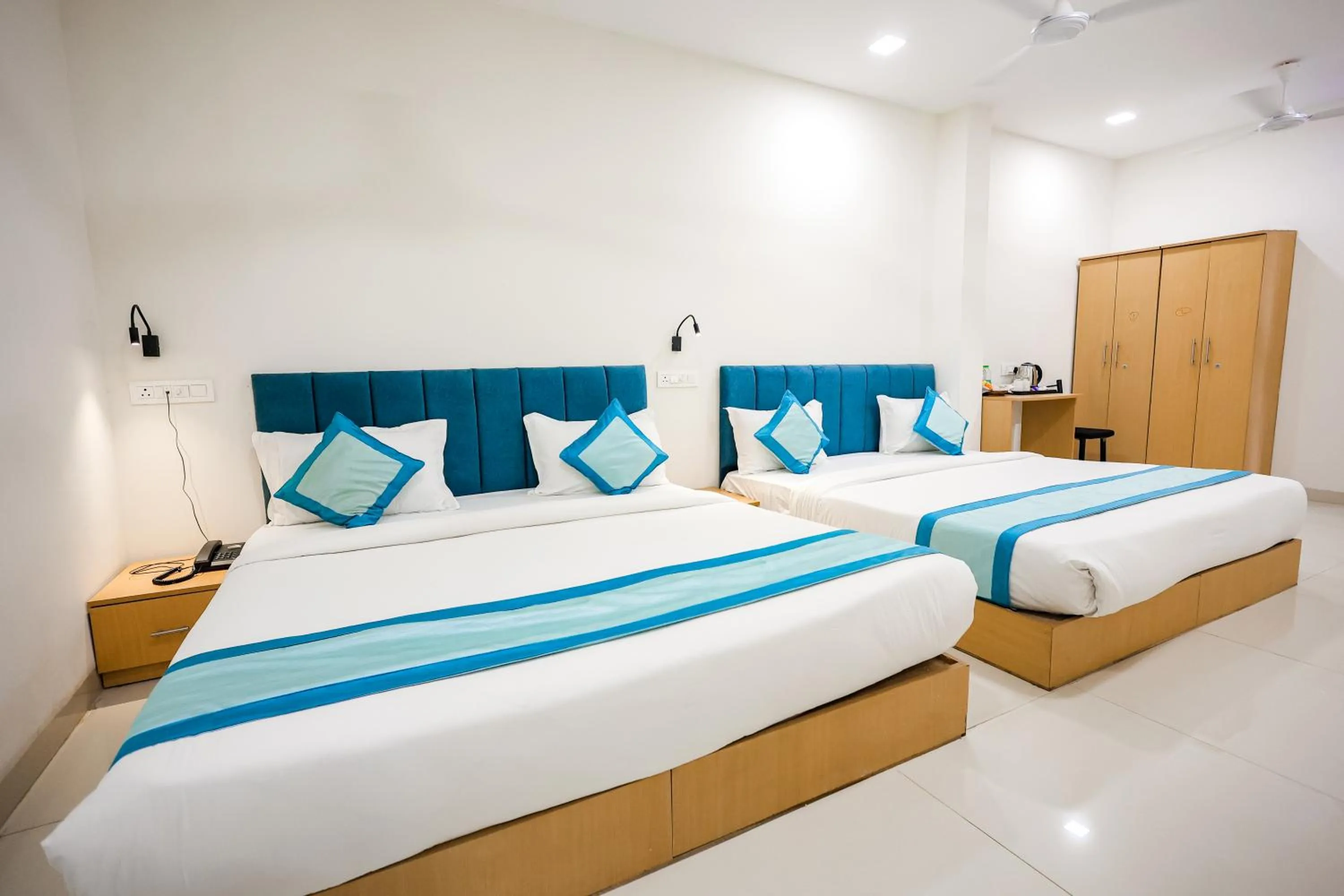 Bed in Hotel Konark Nest-Vijay Nagar