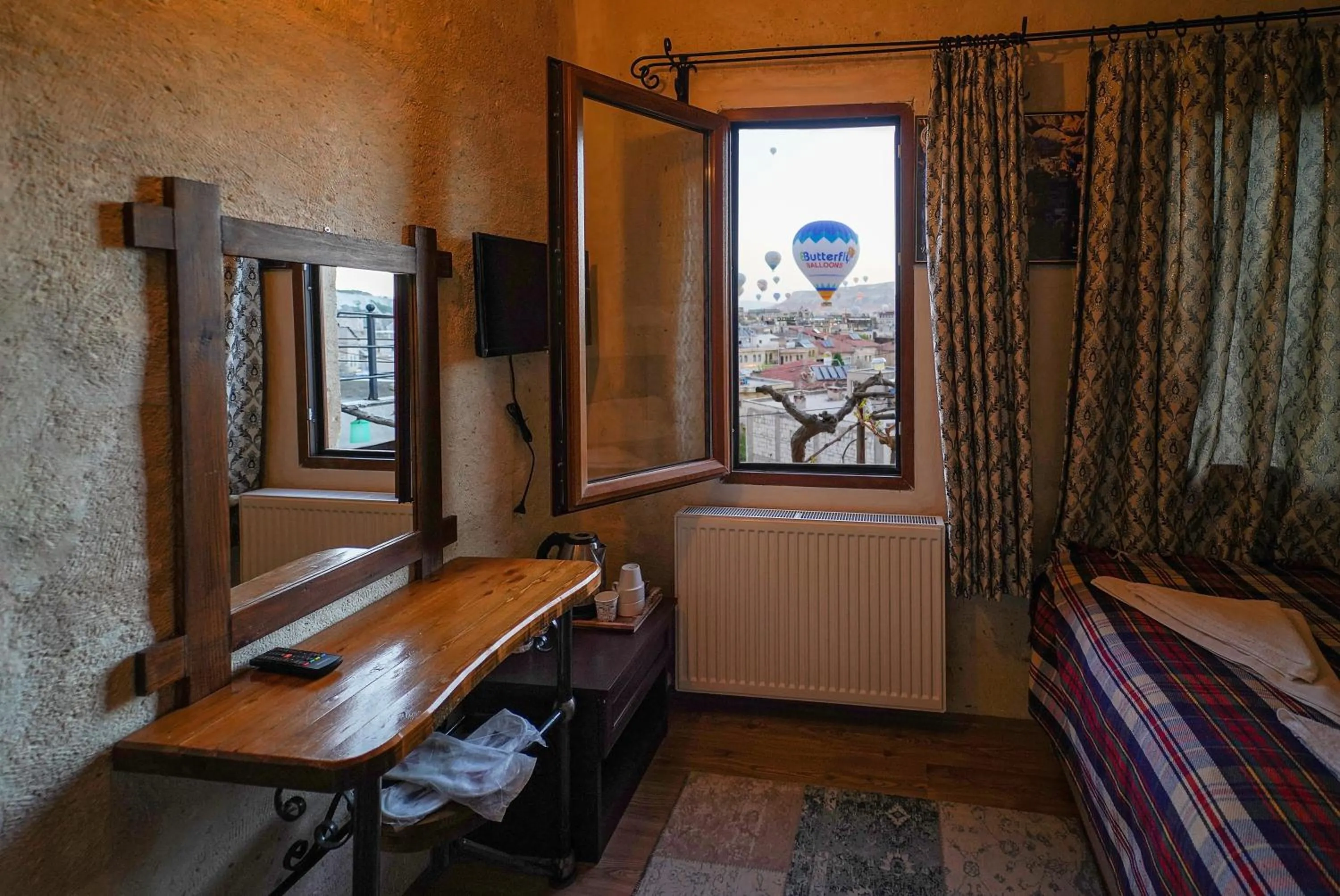 View (from property/room), Bed in Avlu Cave House