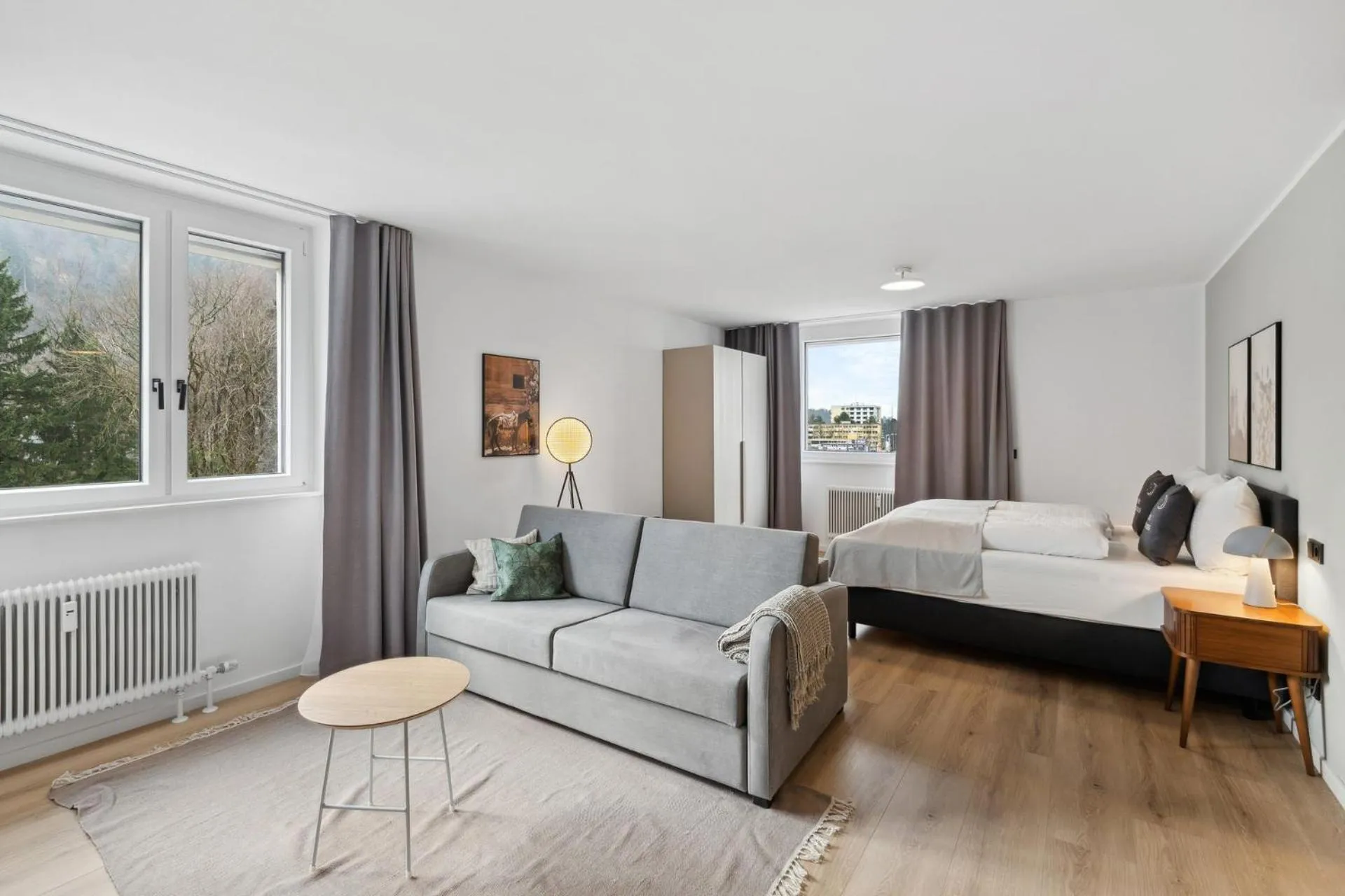 Bed in Limehome Salzburg Sterneckstr