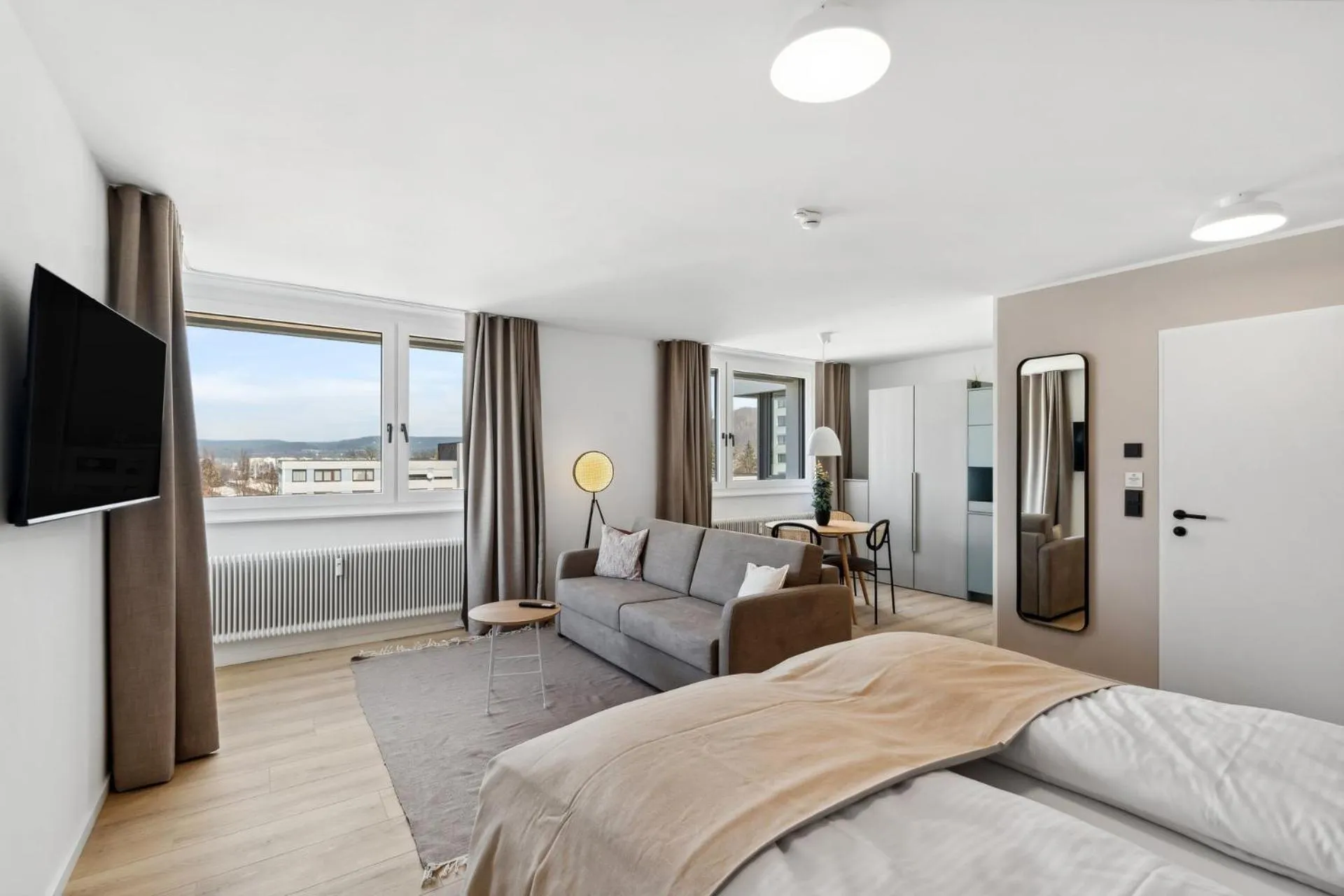 Bed in Limehome Salzburg Sterneckstr