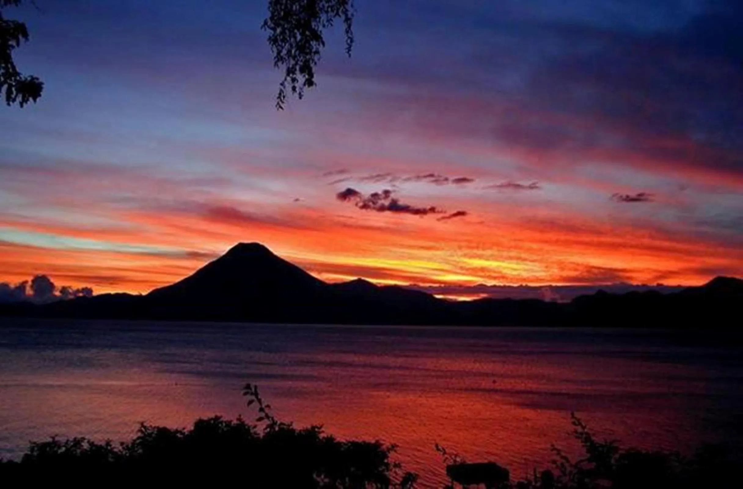 Natural landscape in Reserva Natural Atitlan