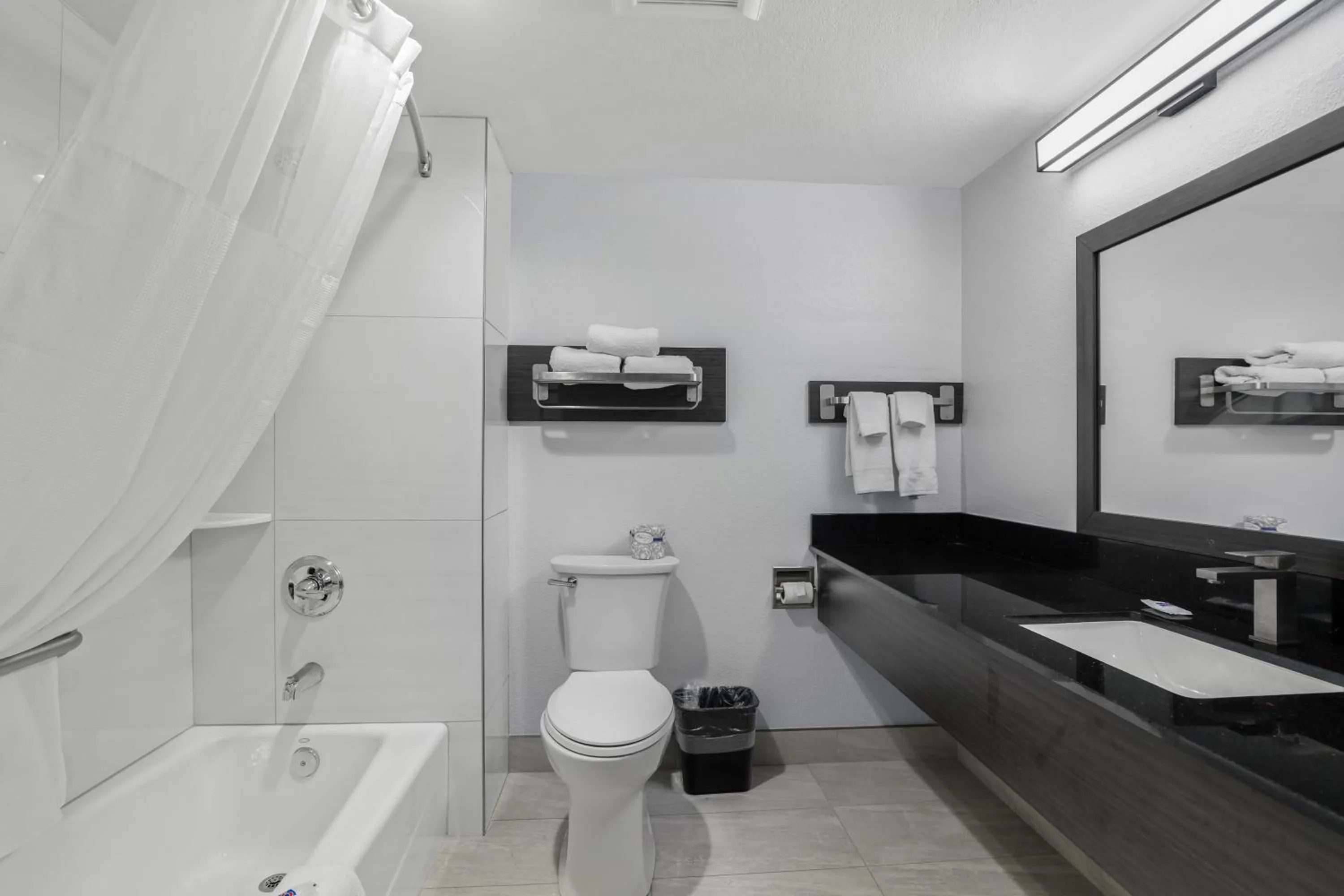 Bathroom in Studio 6 Suites Perris, CA