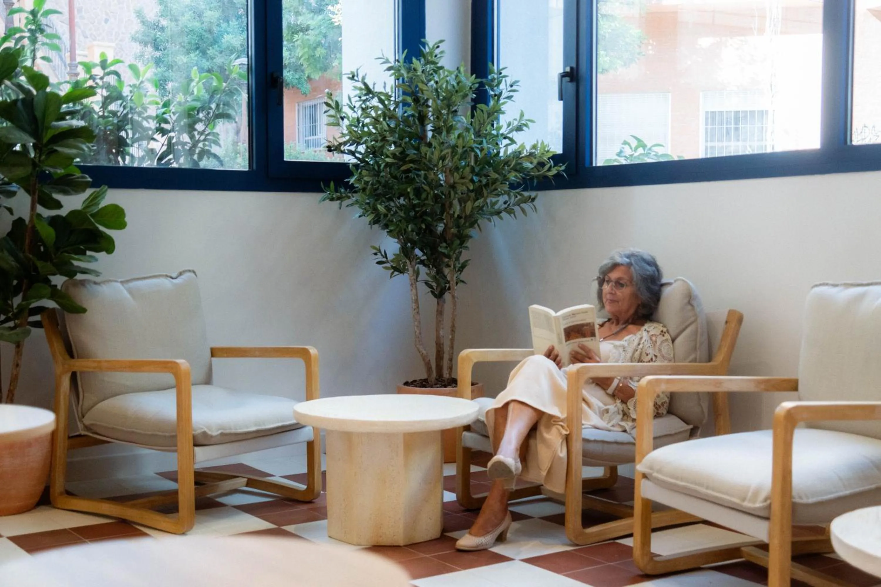 Seating area in BYPILLOW Paseo