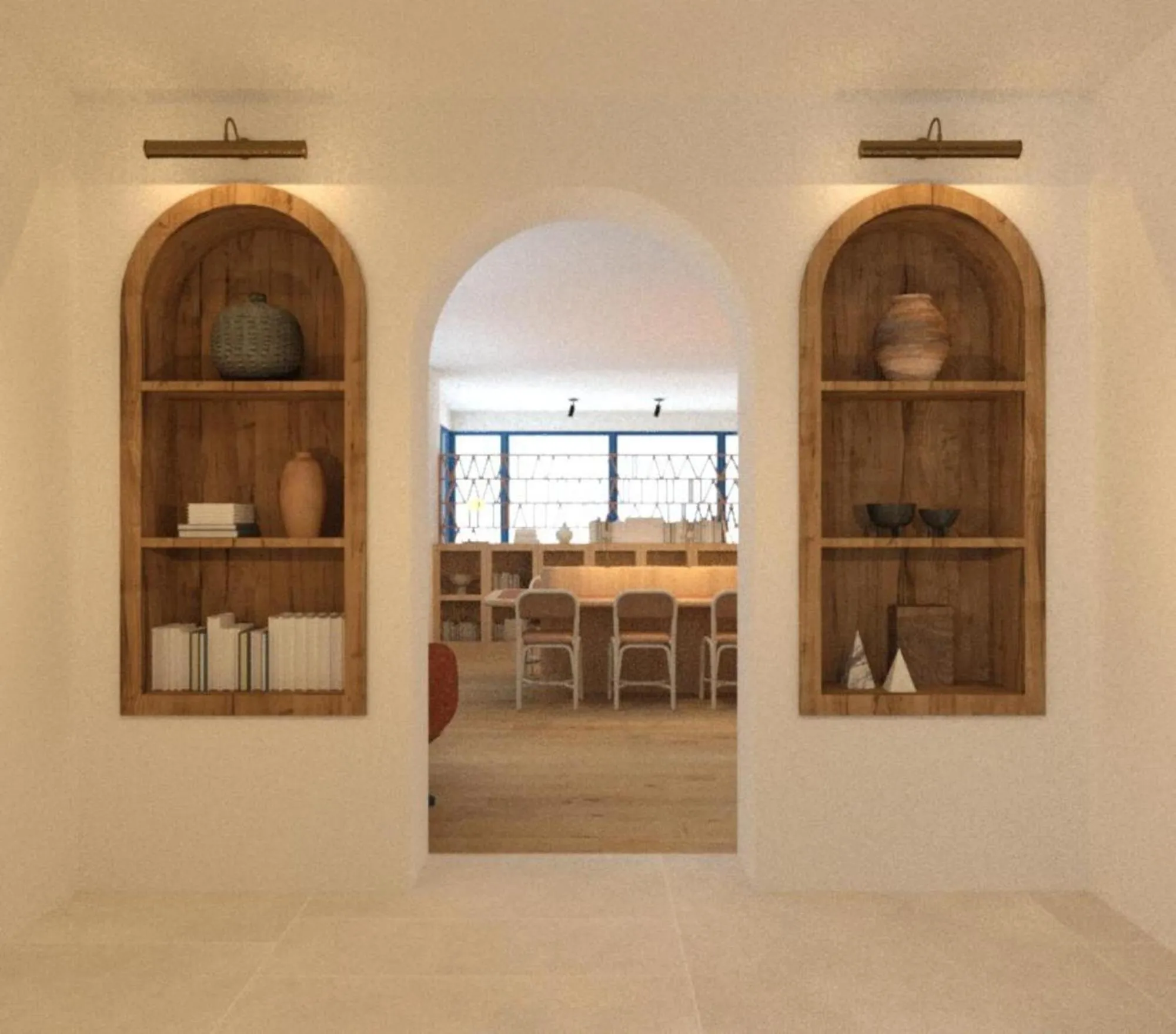 Decorative detail in Hotel Goya