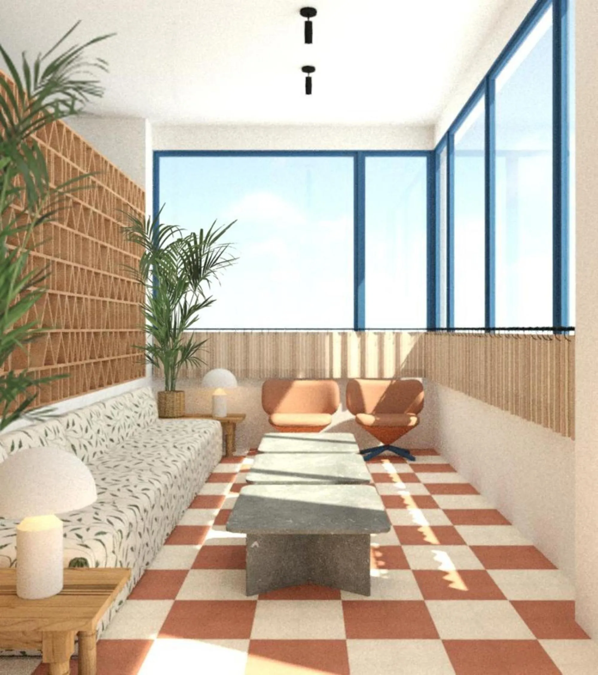 Lobby or reception in Hotel Goya