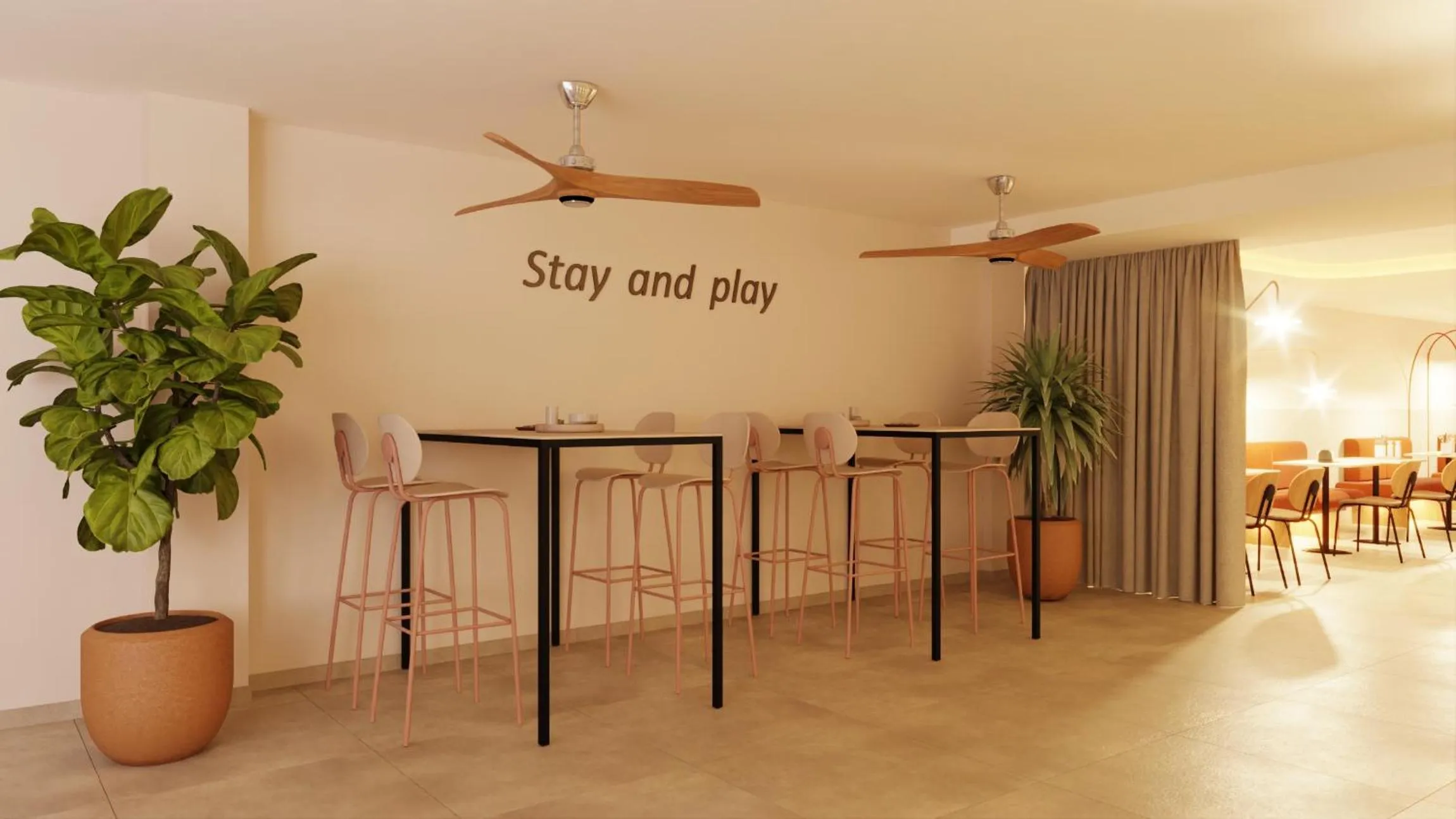 Living room in Hotel Goya