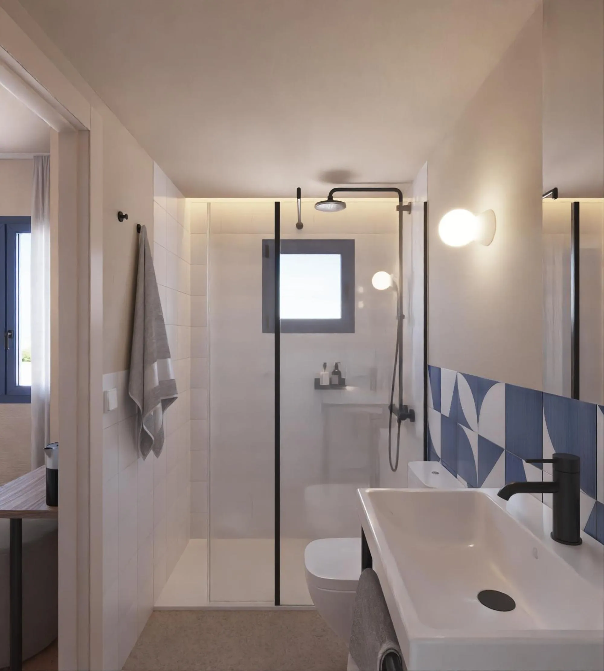 Bathroom in Hotel Goya