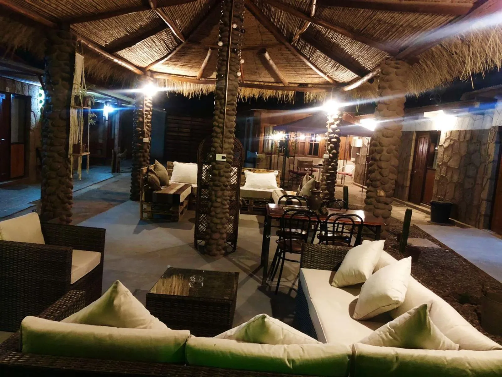 Living room in Hostal Katarpe