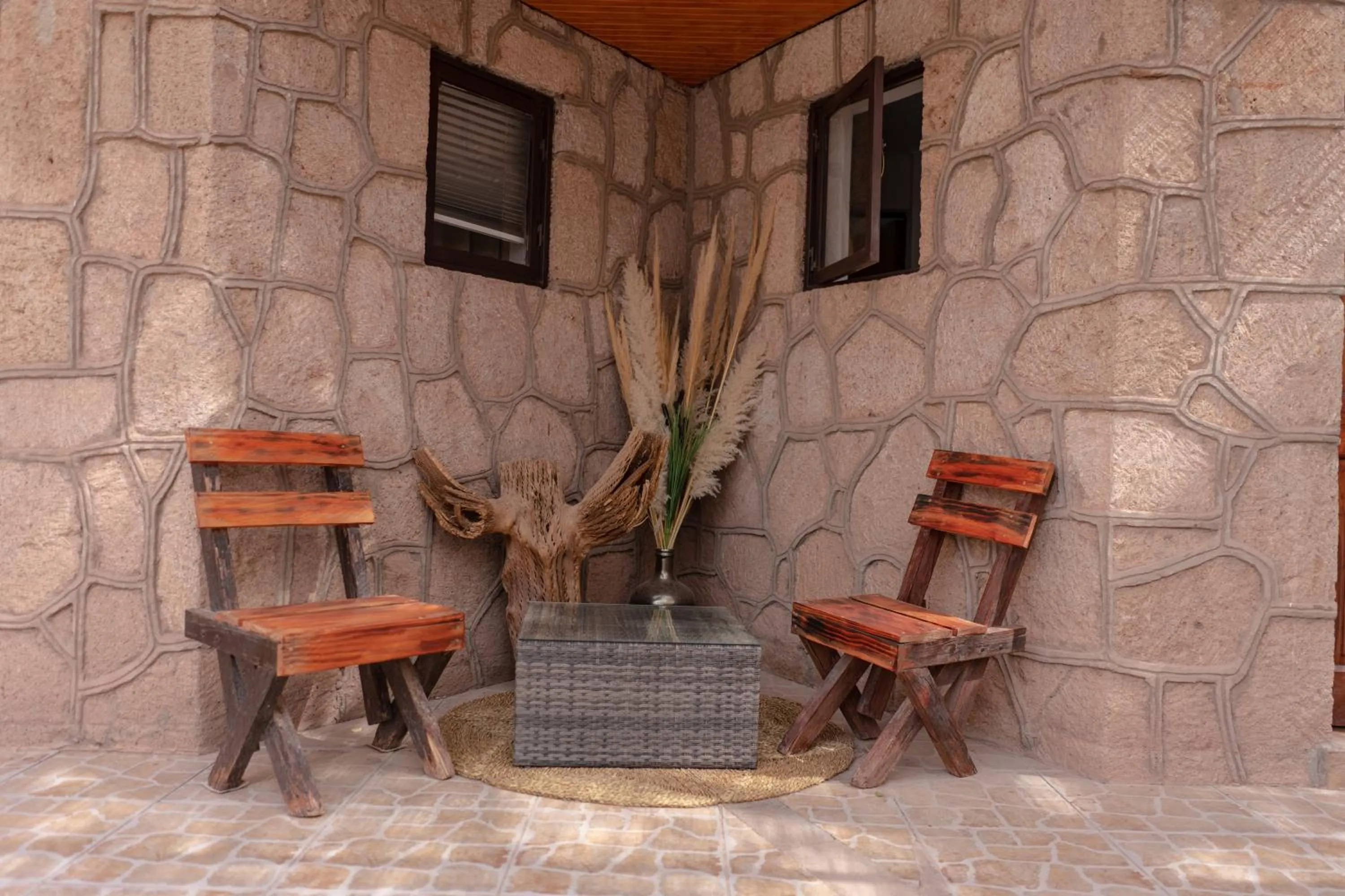 Patio in Hostal Katarpe