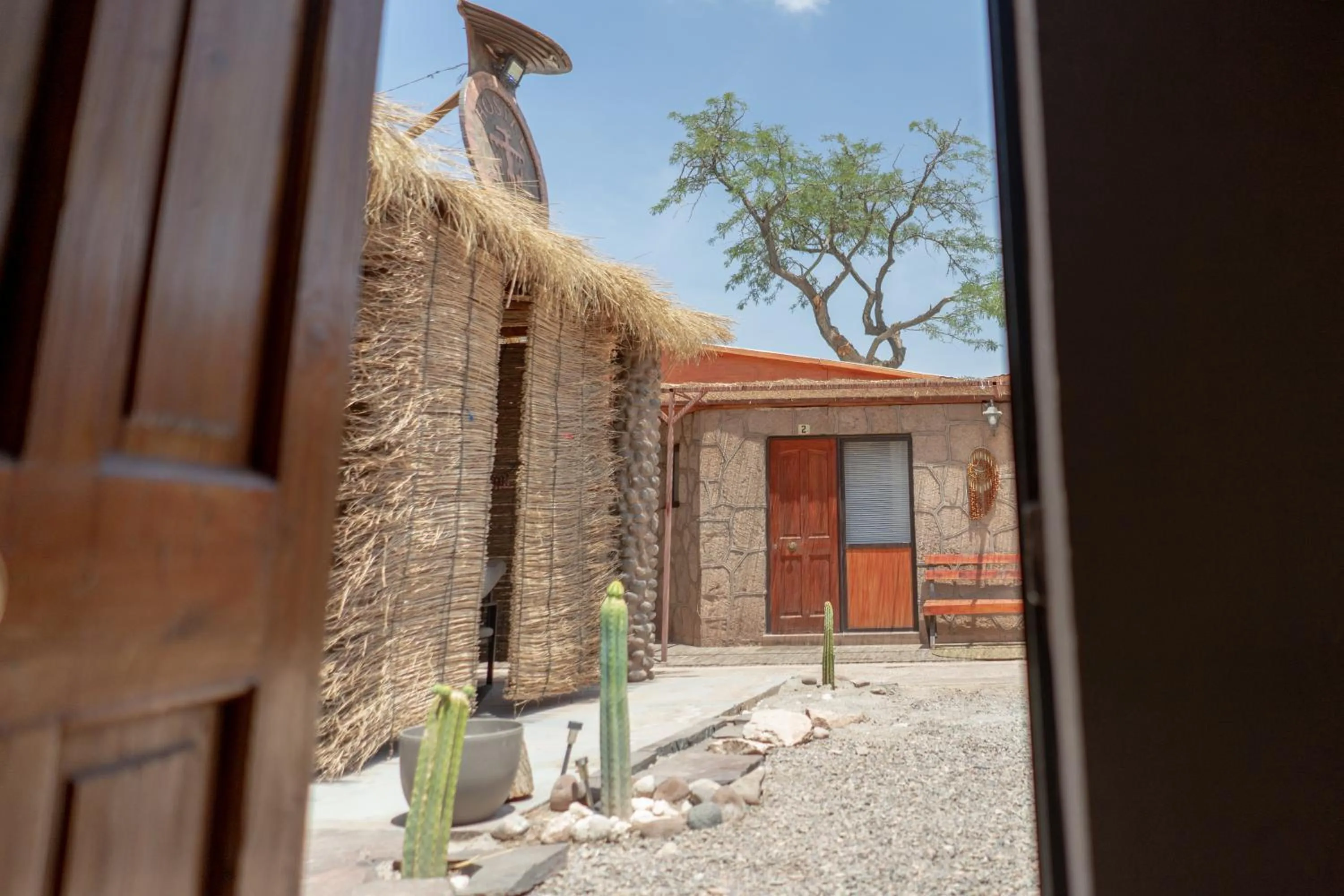 Patio in Hostal Katarpe