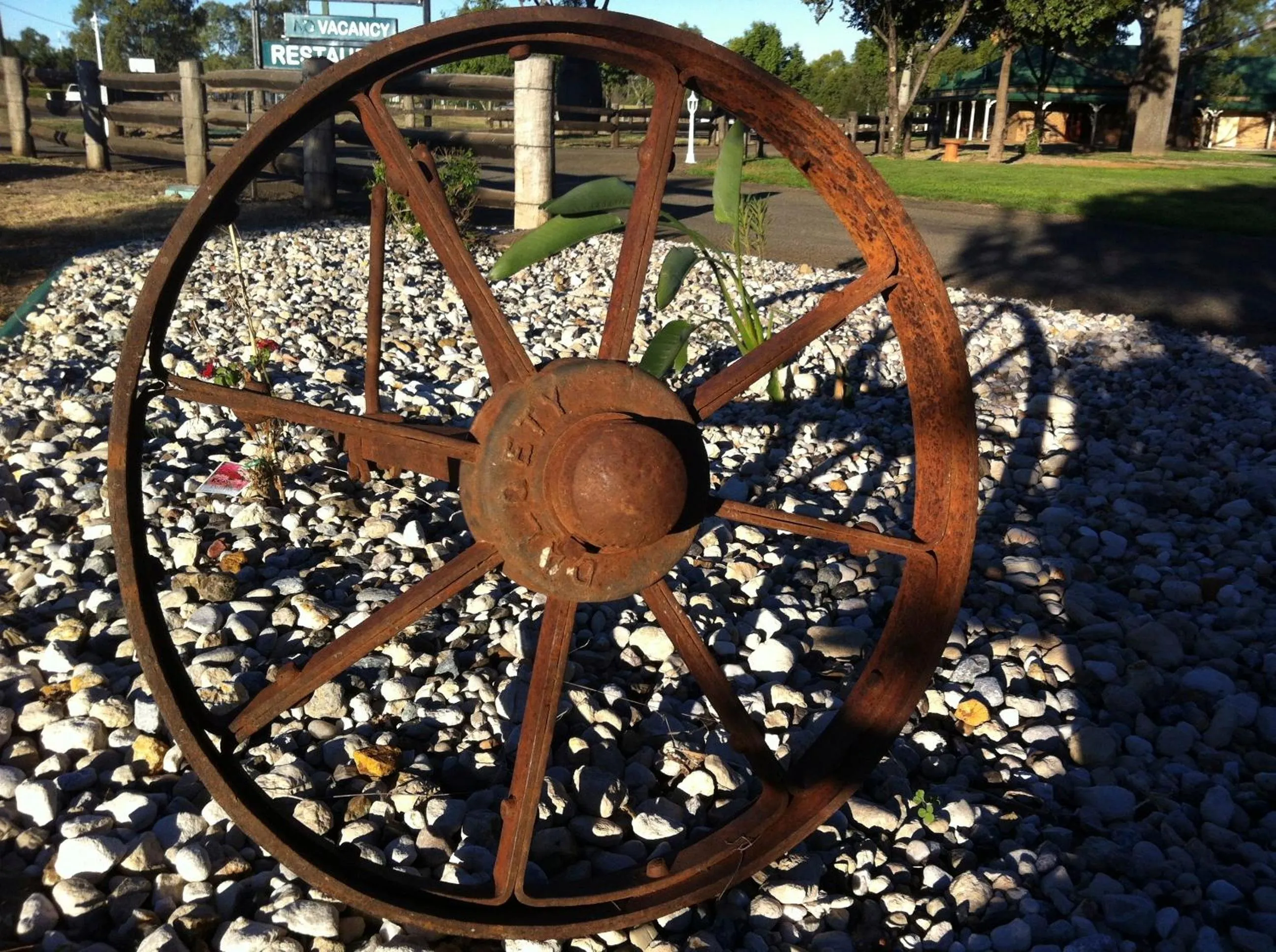 Garden in Overlander Homestead Motel