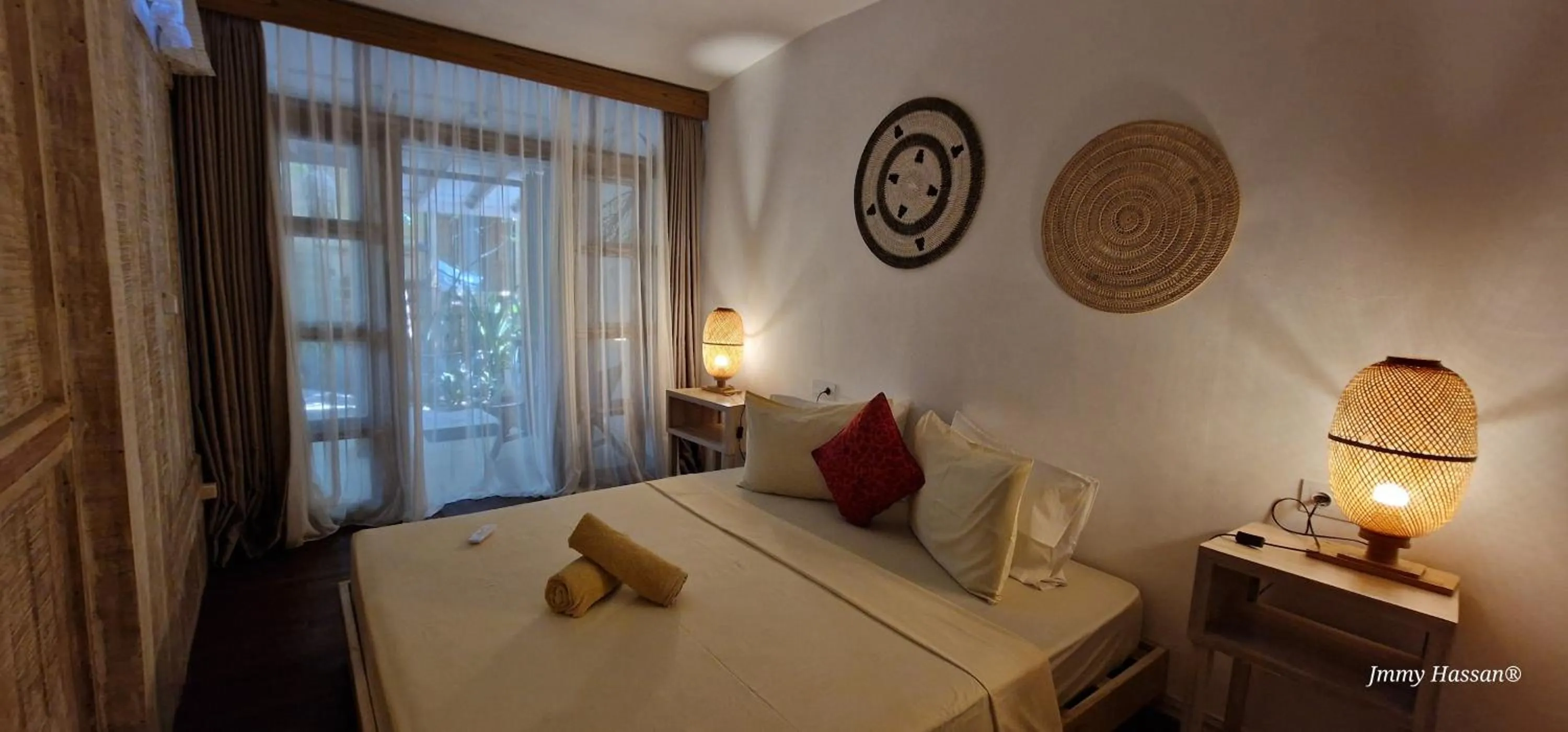 Bed in Villas Light House - Eco-Traditional Joglo