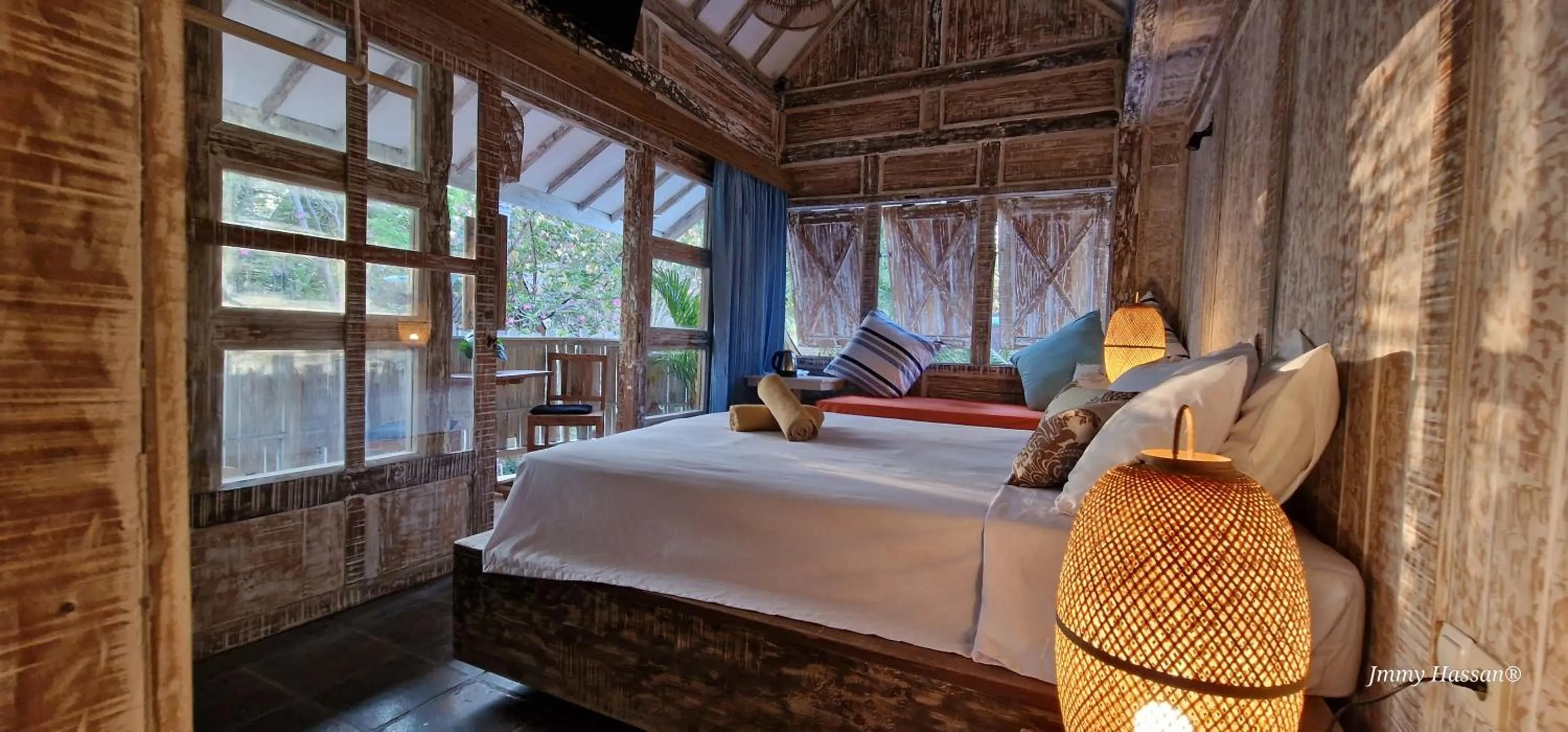 Bedroom in Villas Light House - Eco-Traditional Joglo