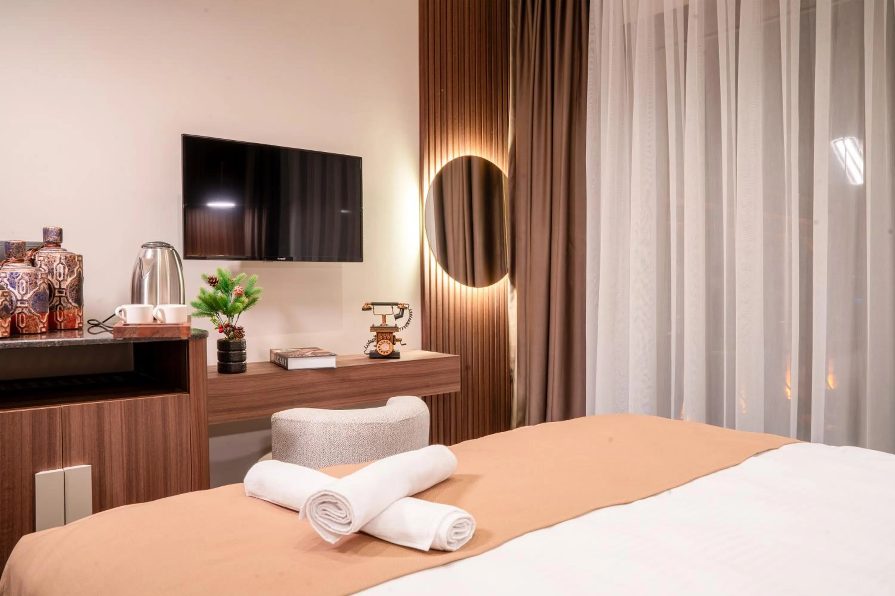 Bed in MONALİSA HOTELS ÇANAKKALE