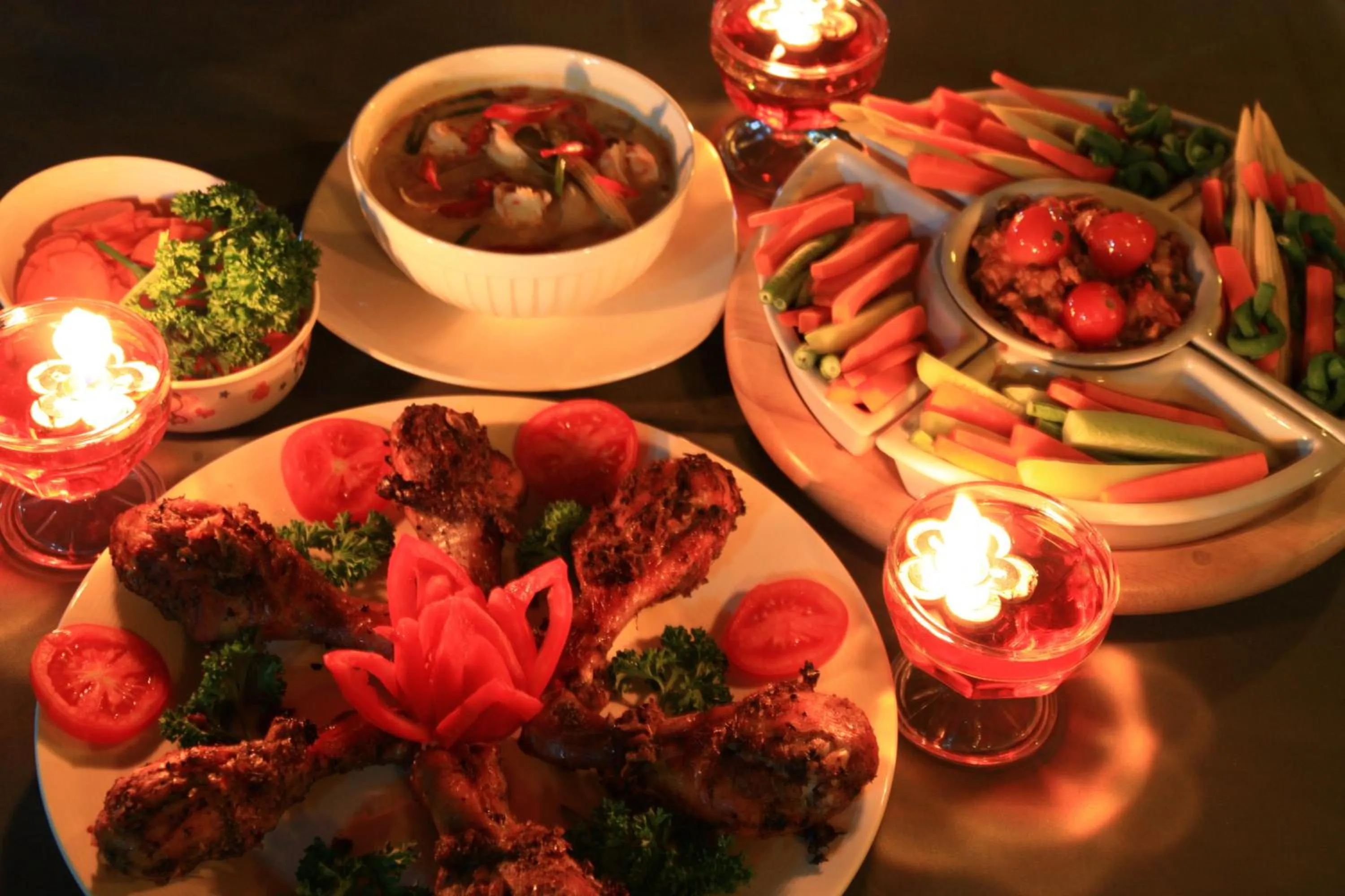 Food and drinks in Mai Siam Resort