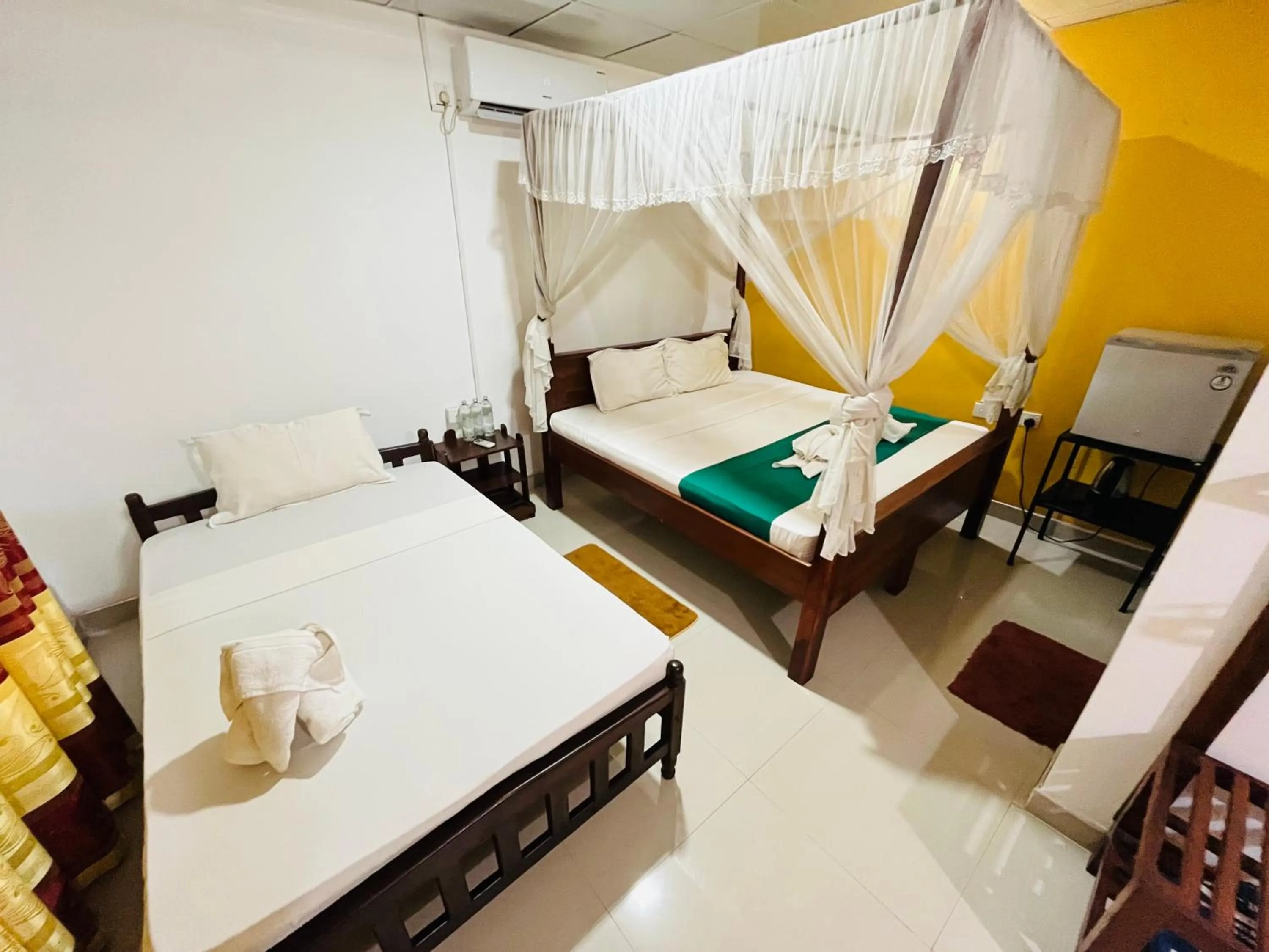 Bed in Palitha Homestay