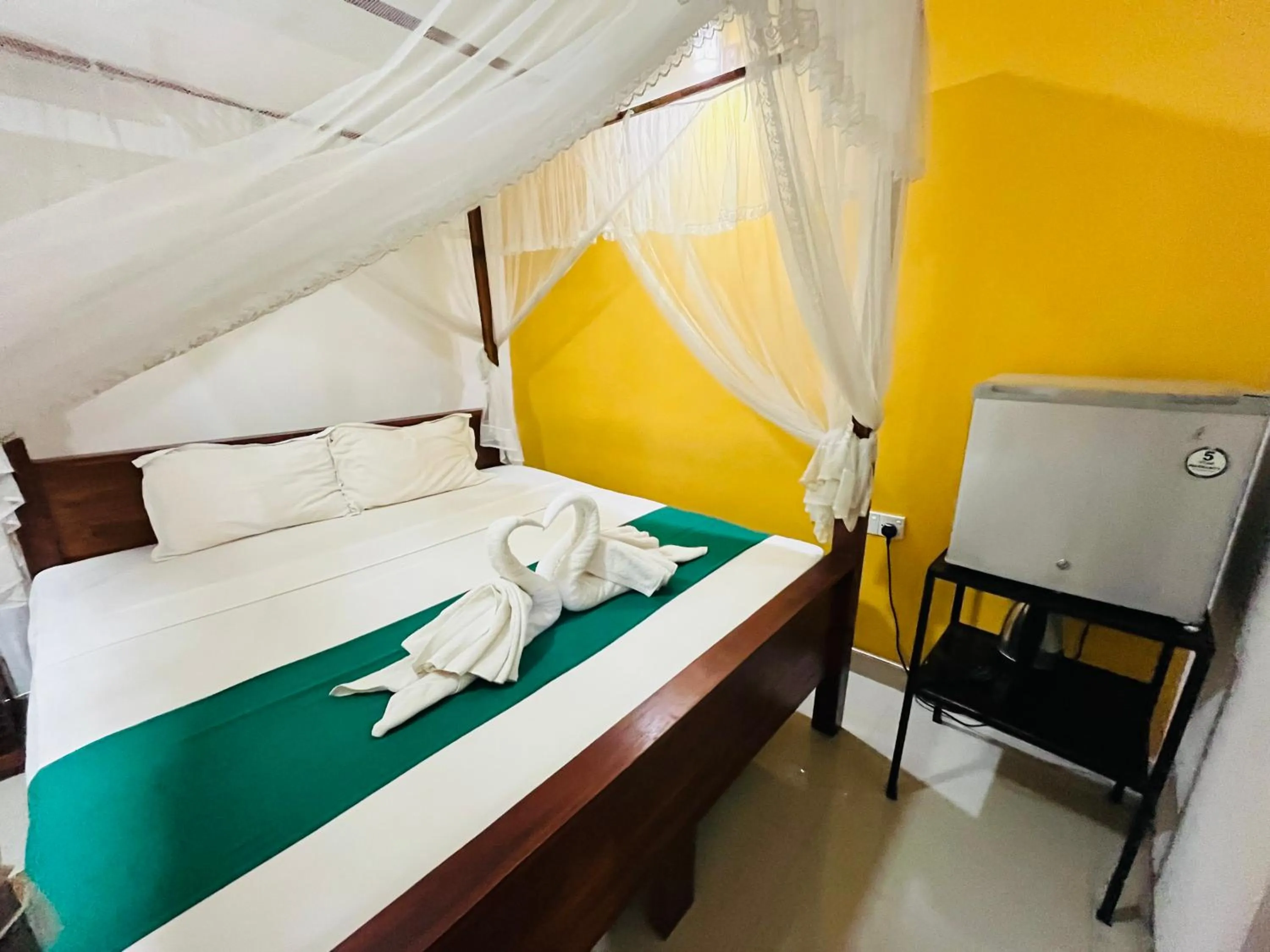 Bed in Palitha Homestay