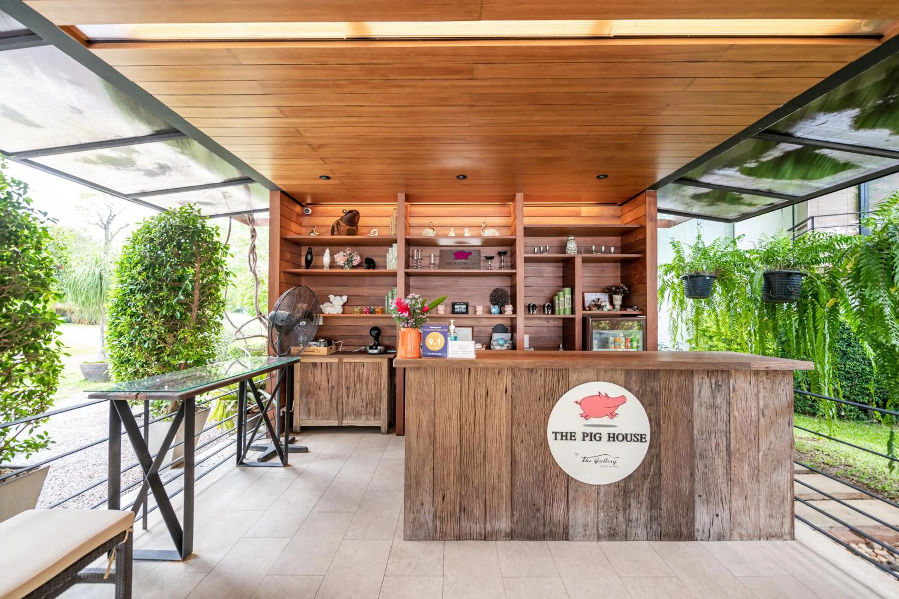 Lobby or reception in The Pig House Khao Yai - SHA Plus