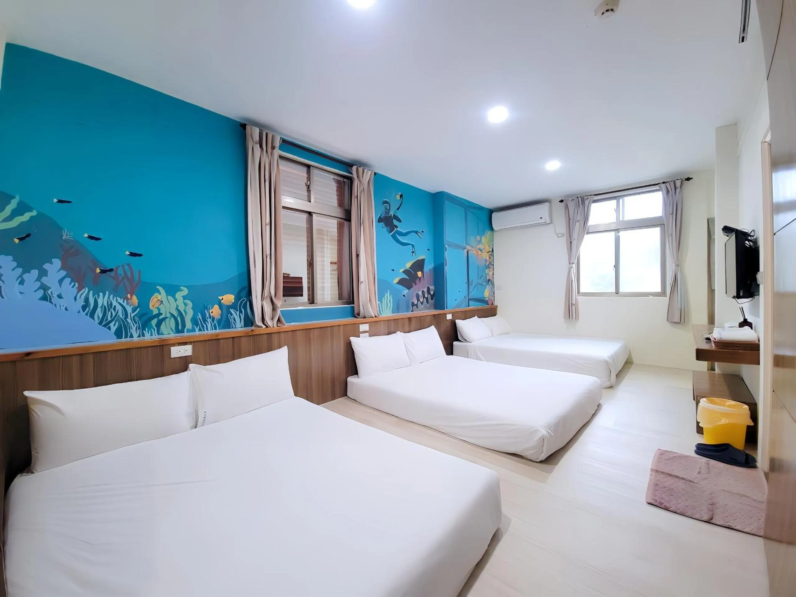 Bed in Star-Moon B&B Green Island