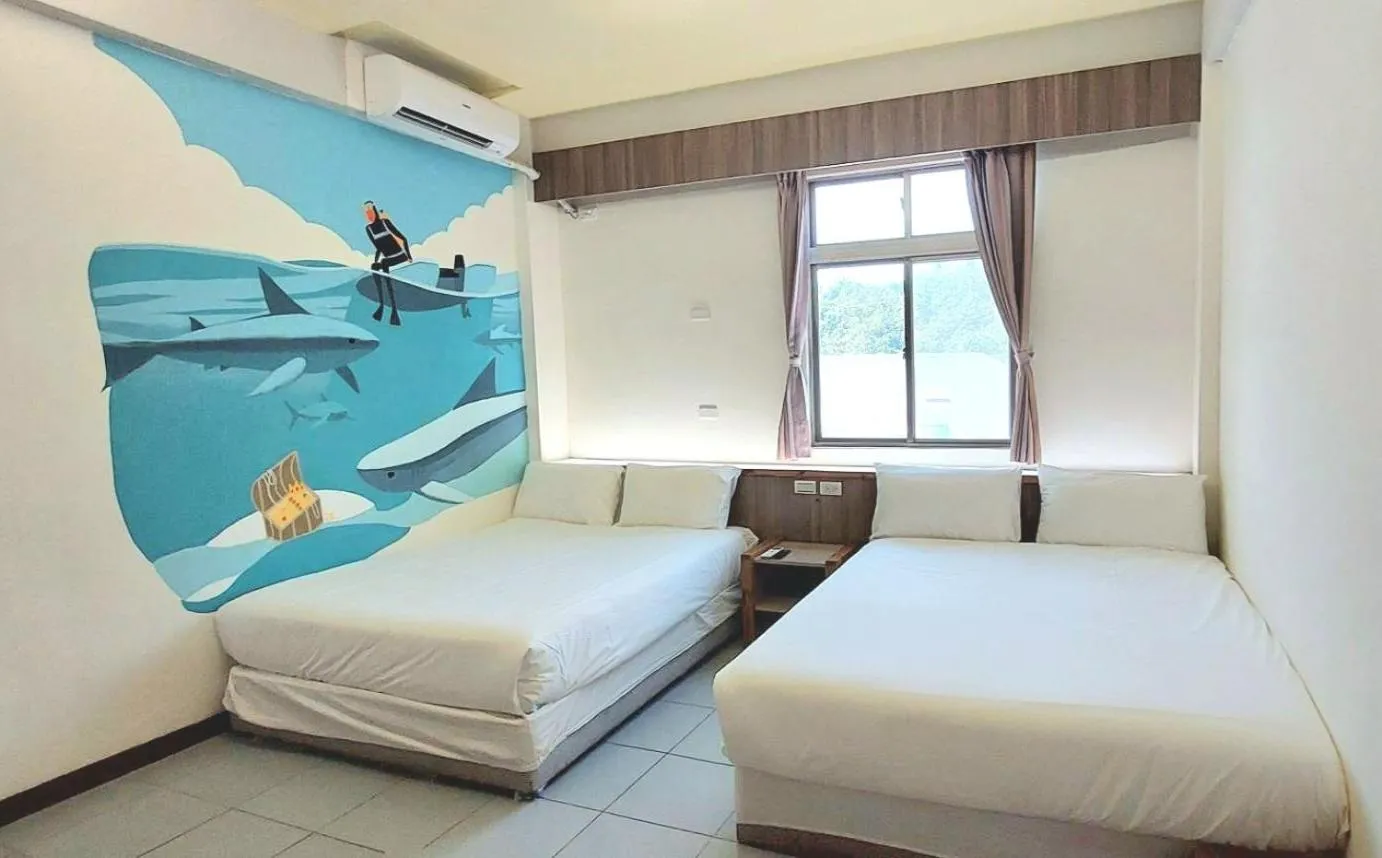 Bed in Star-Moon B&B Green Island