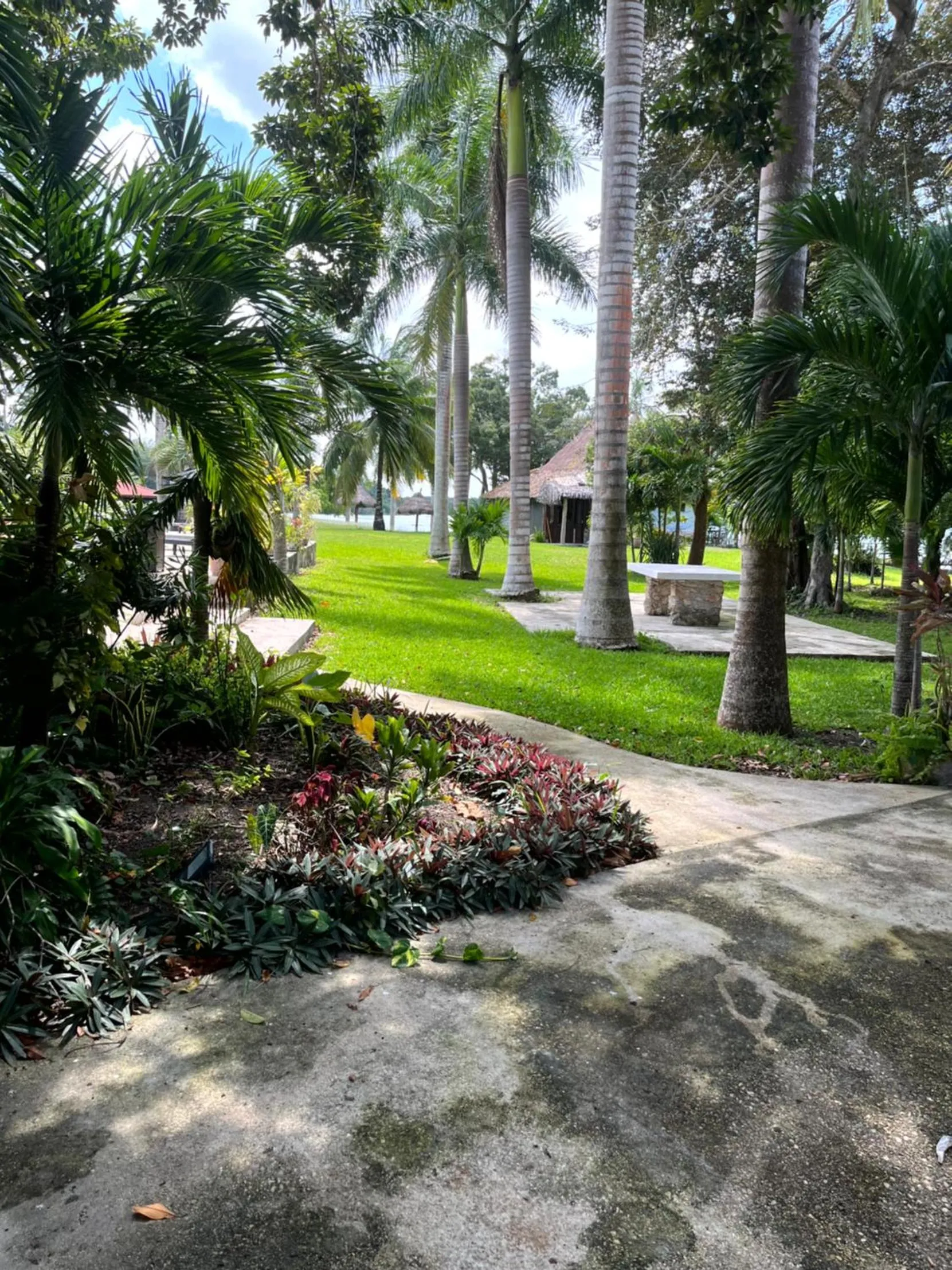 Garden view in Xanthus Hotel