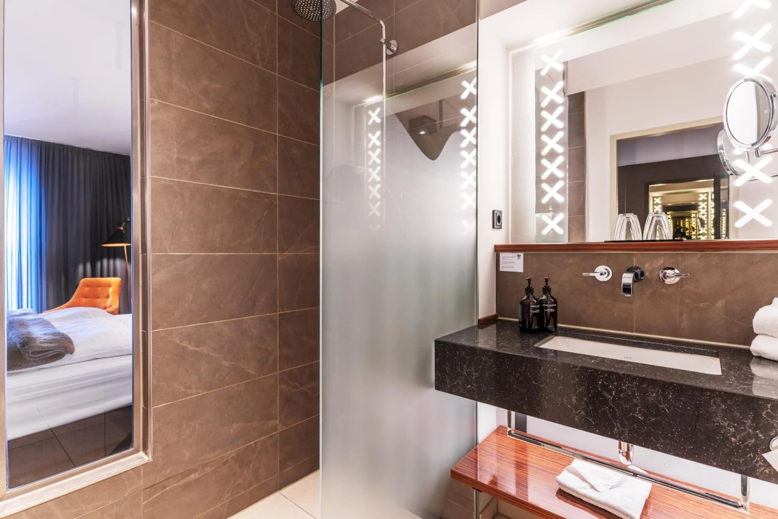 Shower in Thehotel at LIPPISCHER HOF