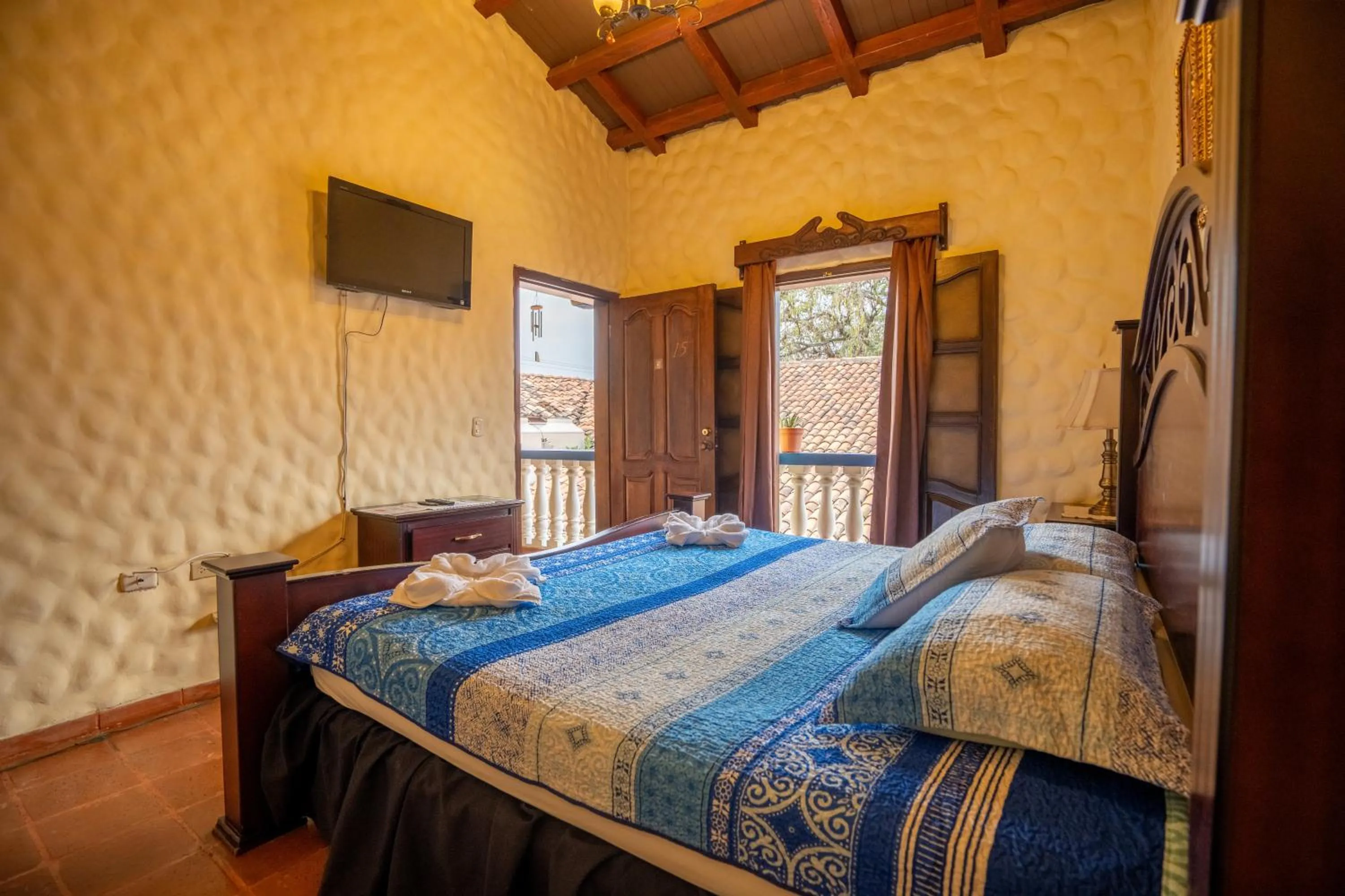 Bed in Hotel Caxa Real