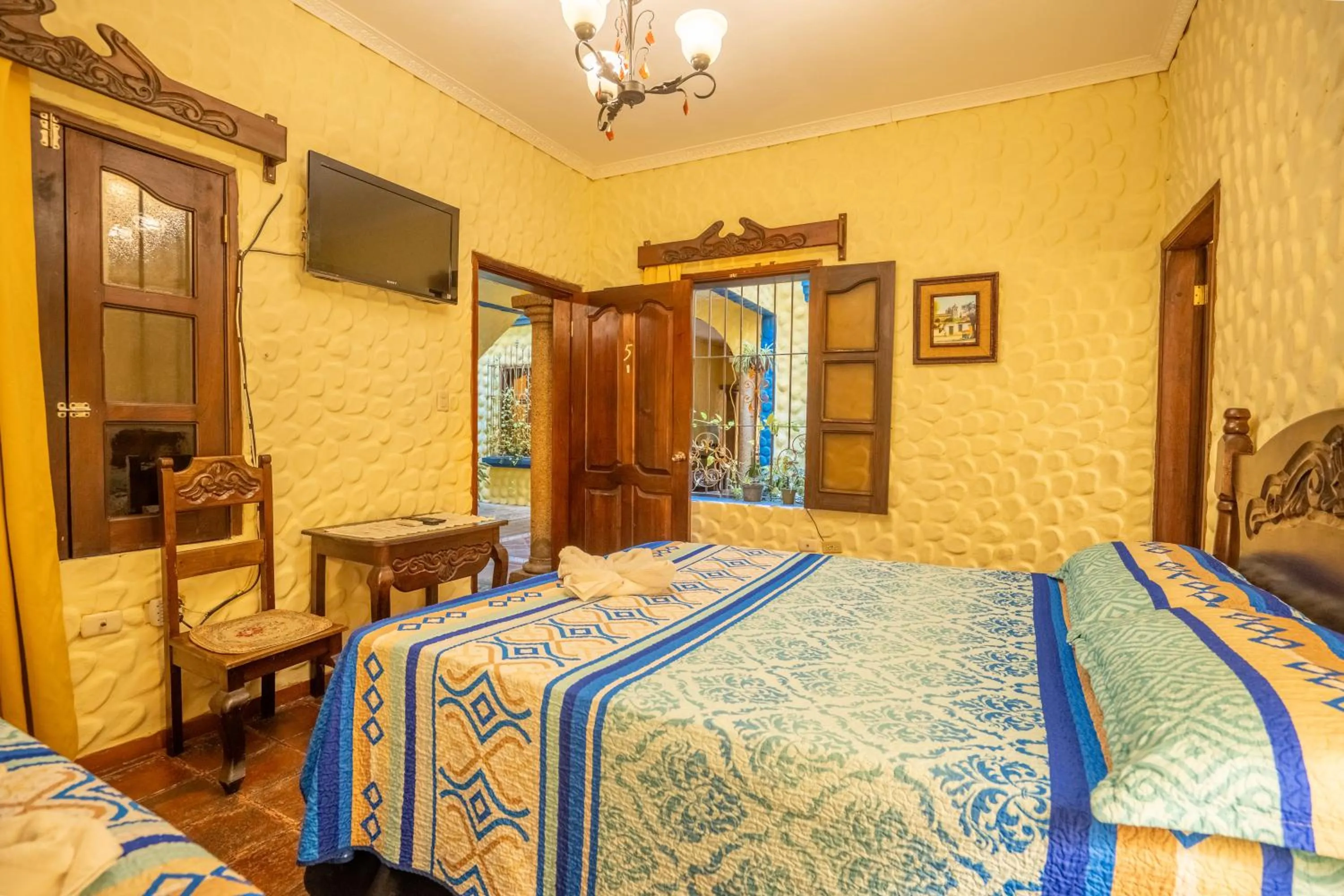 Bed in Hotel Caxa Real