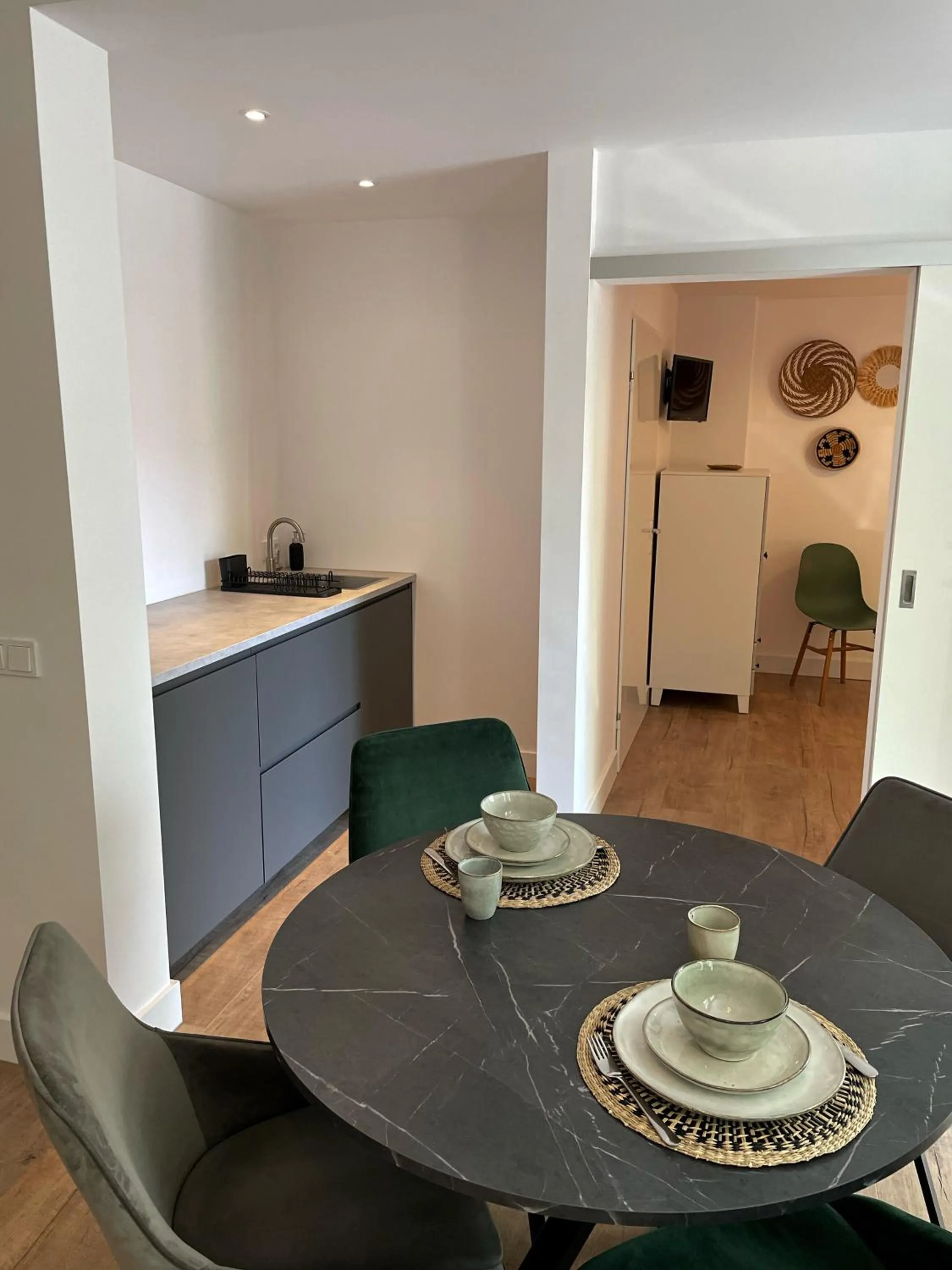 Kitchen or kitchenette in Hotel De Lange Akker