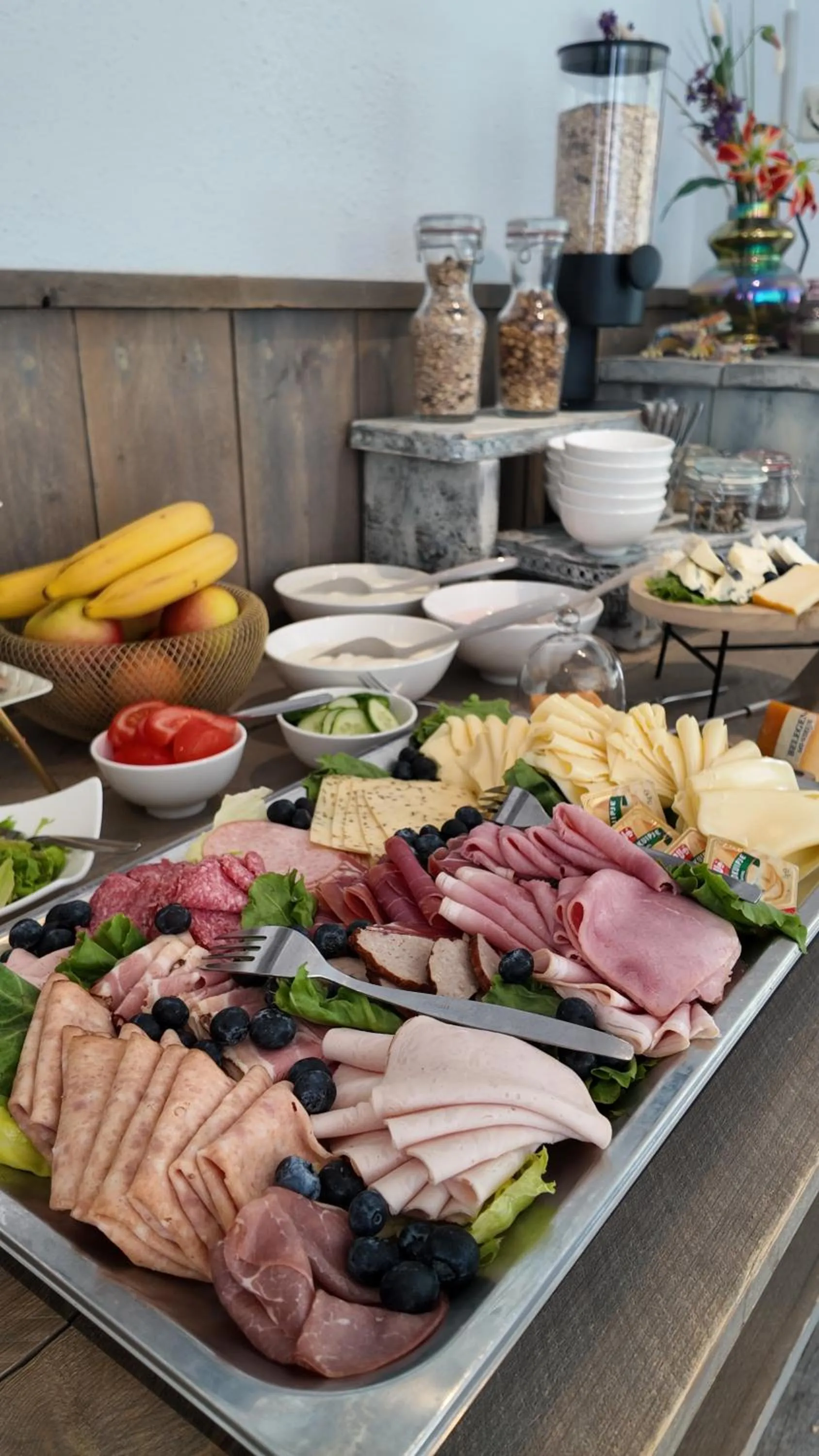 Buffet breakfast in Hotel De Lange Akker