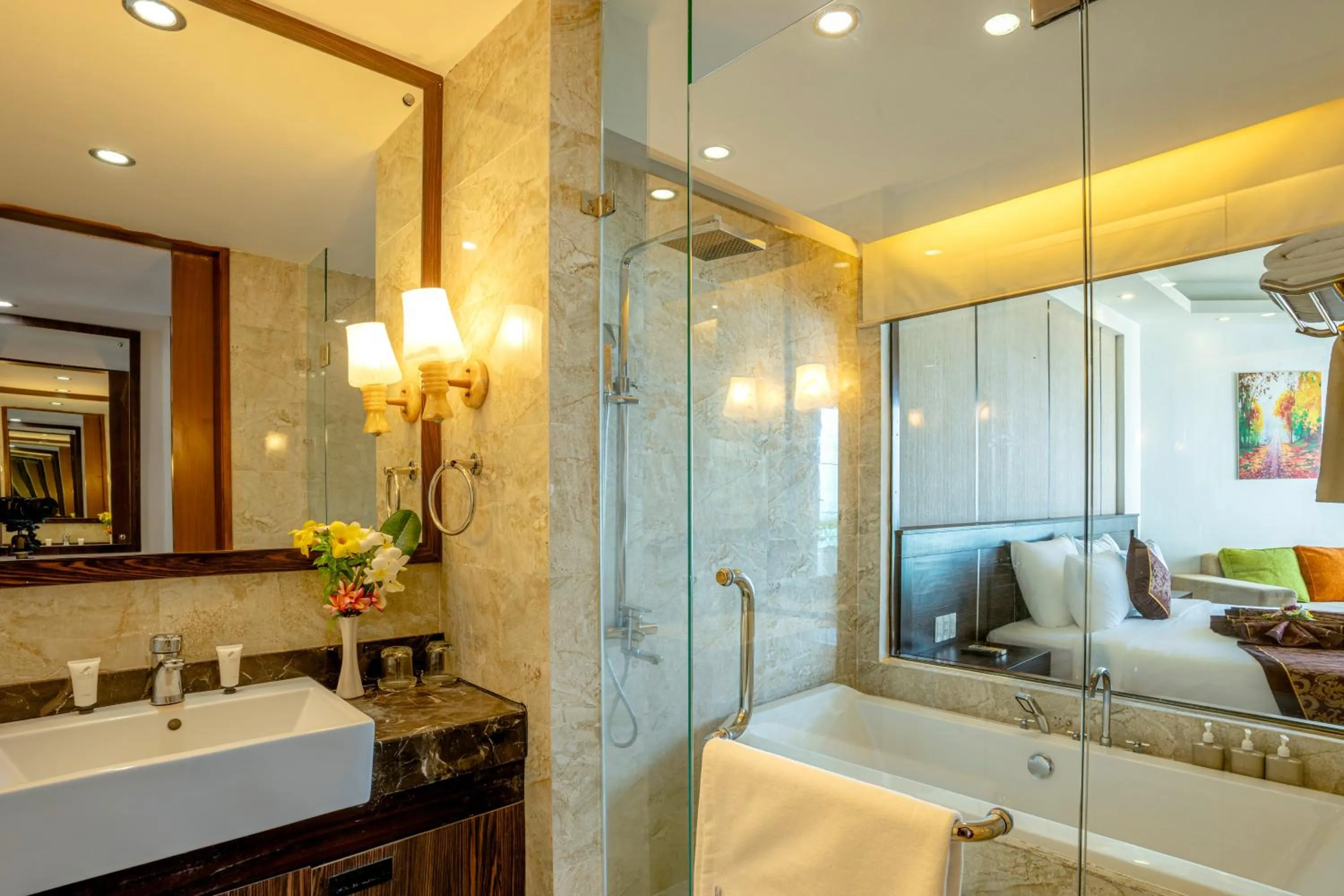 Bathroom in Ocean Waves Resort Cam Ranh