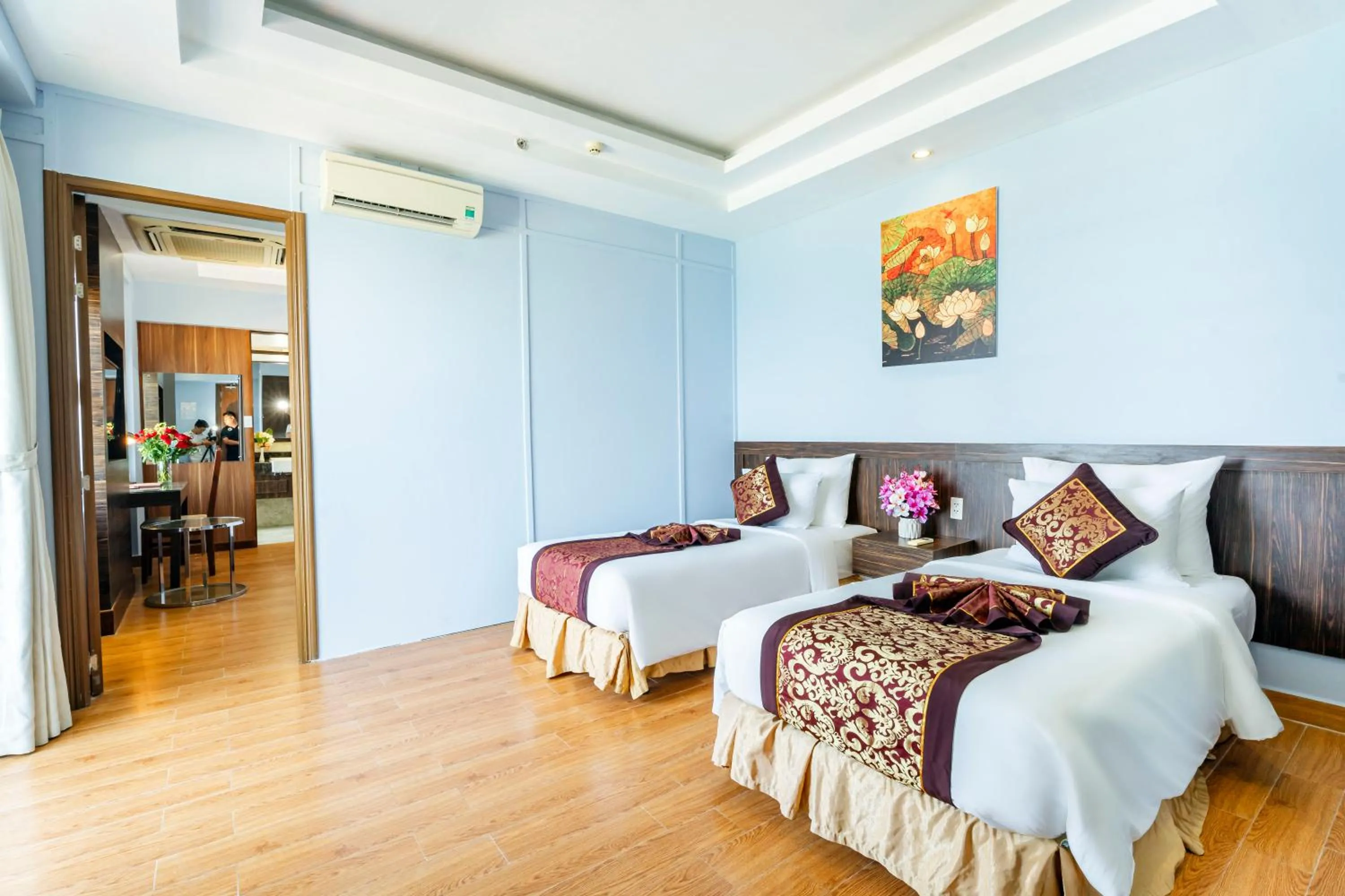 Bed in Ocean Waves Resort Cam Ranh