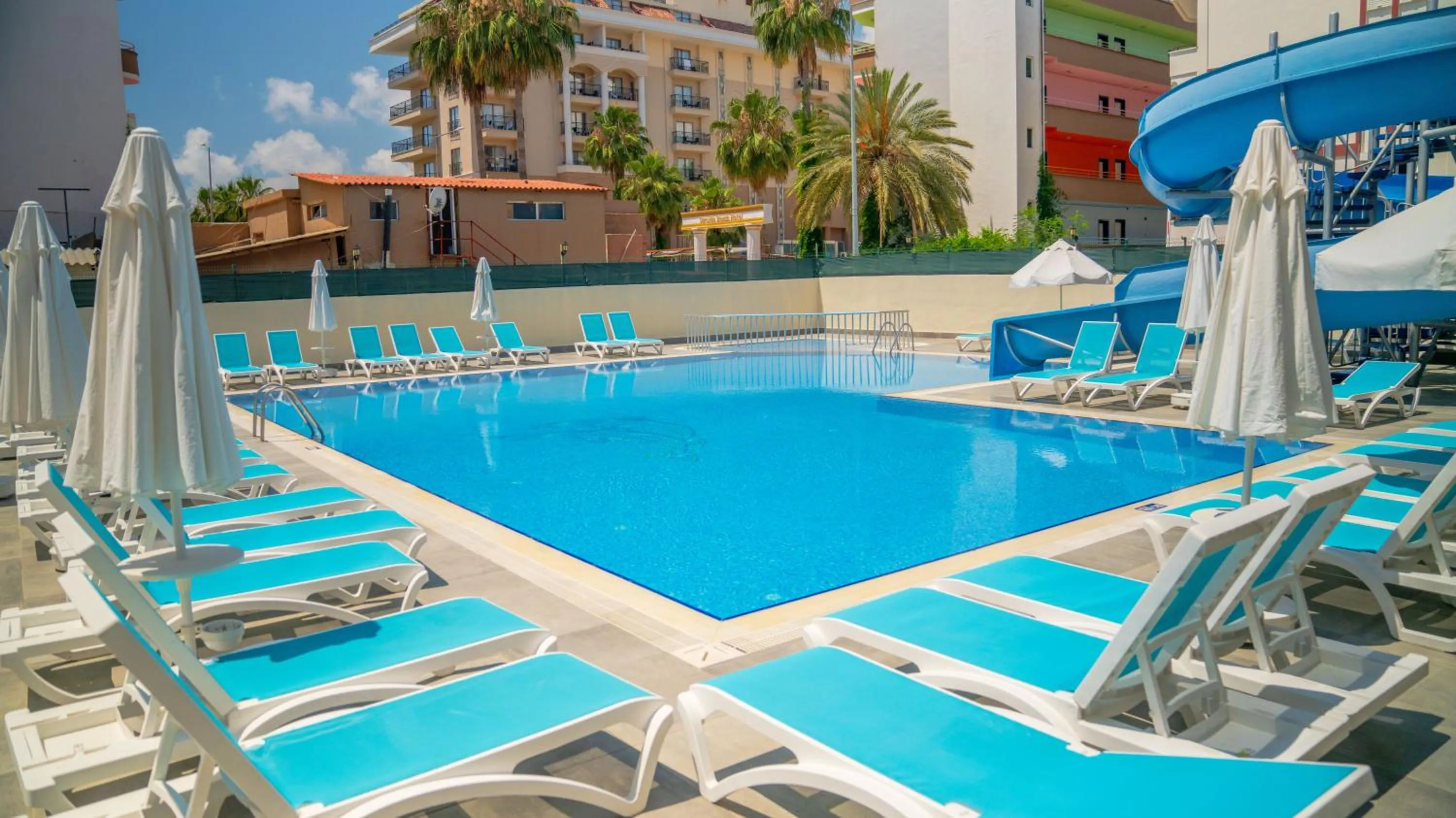 Pool view in SEA BIRD BEACH