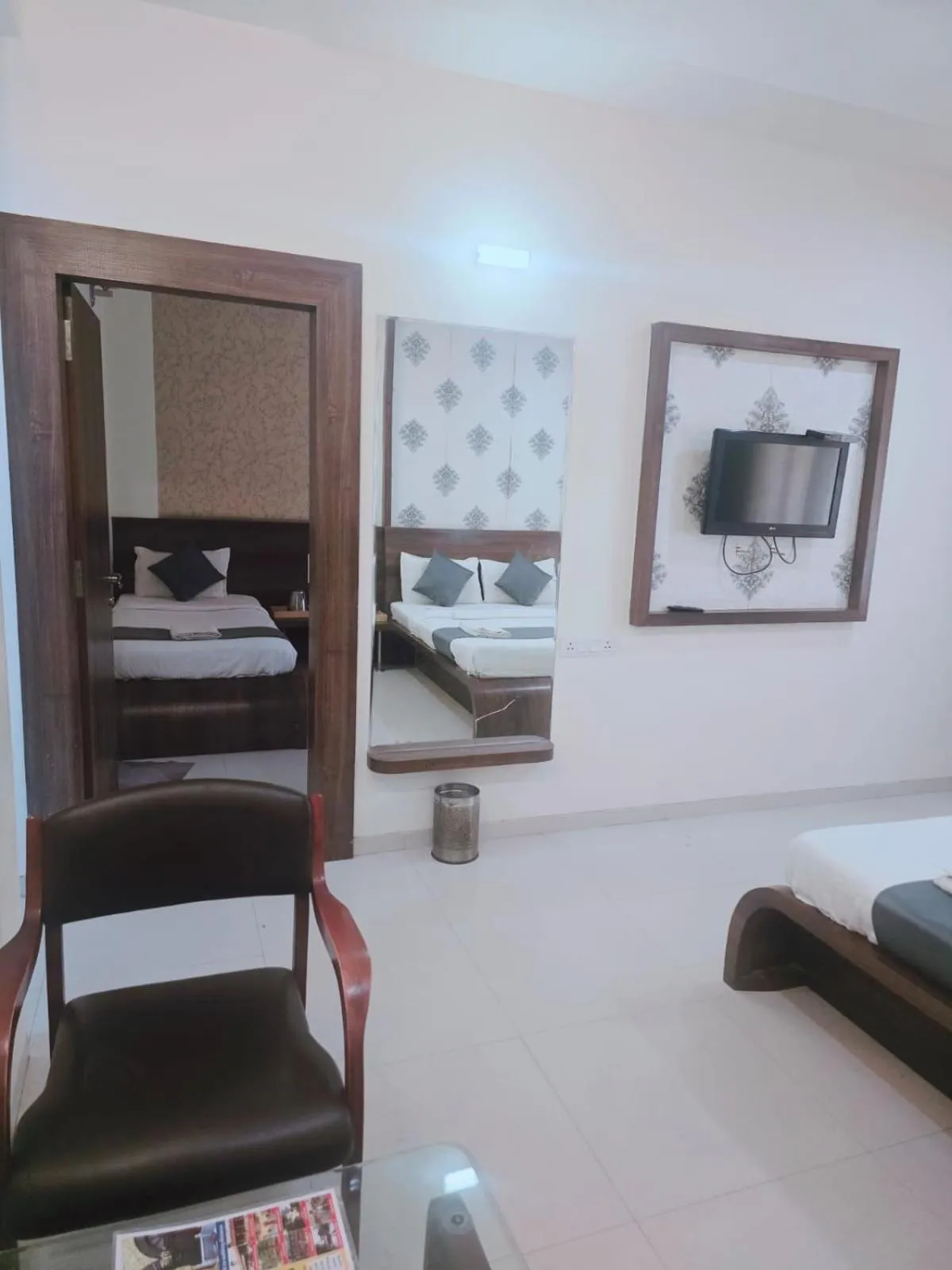 Bed in Hotel Sai Shree