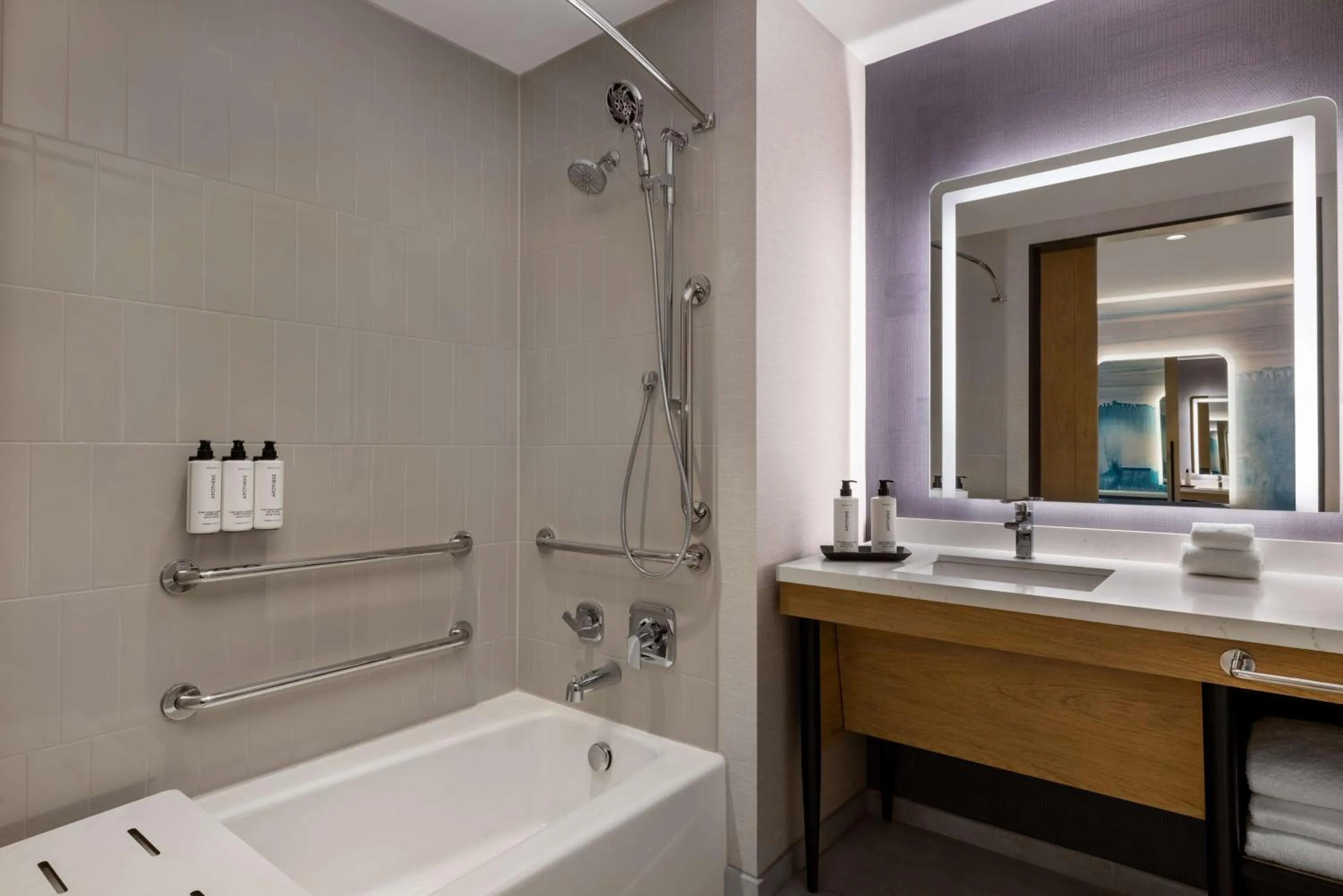 Bathroom in Tempo By Hilton Louisville Downtown Nulu