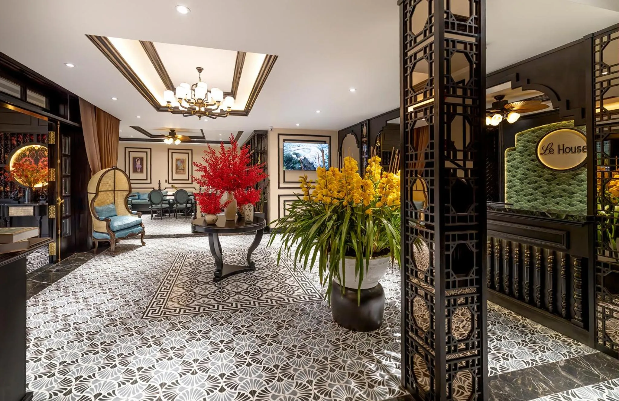 Living room in Le House DaLat