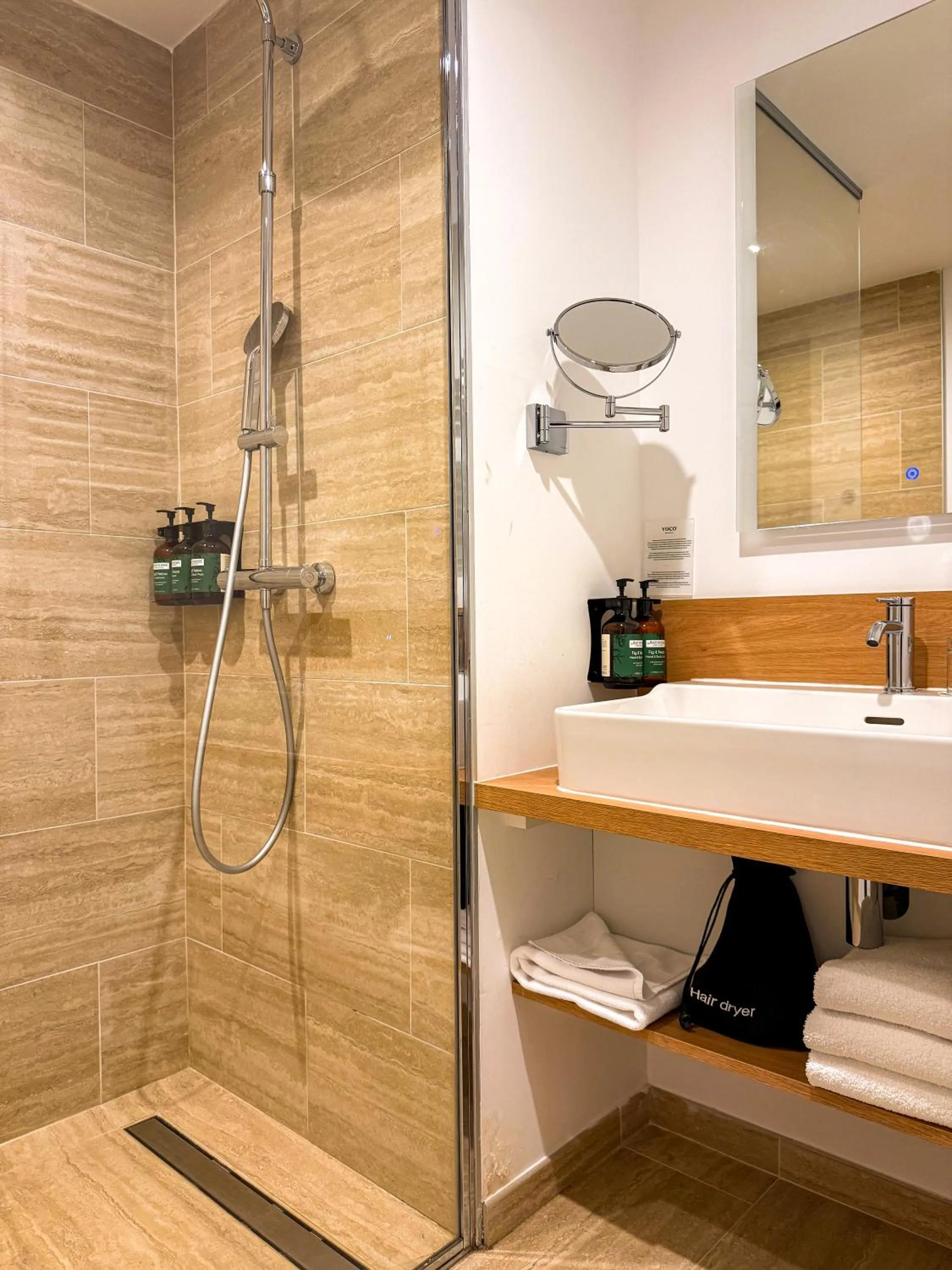 Bathroom in voco Beaune , Cité des Vins by IHG