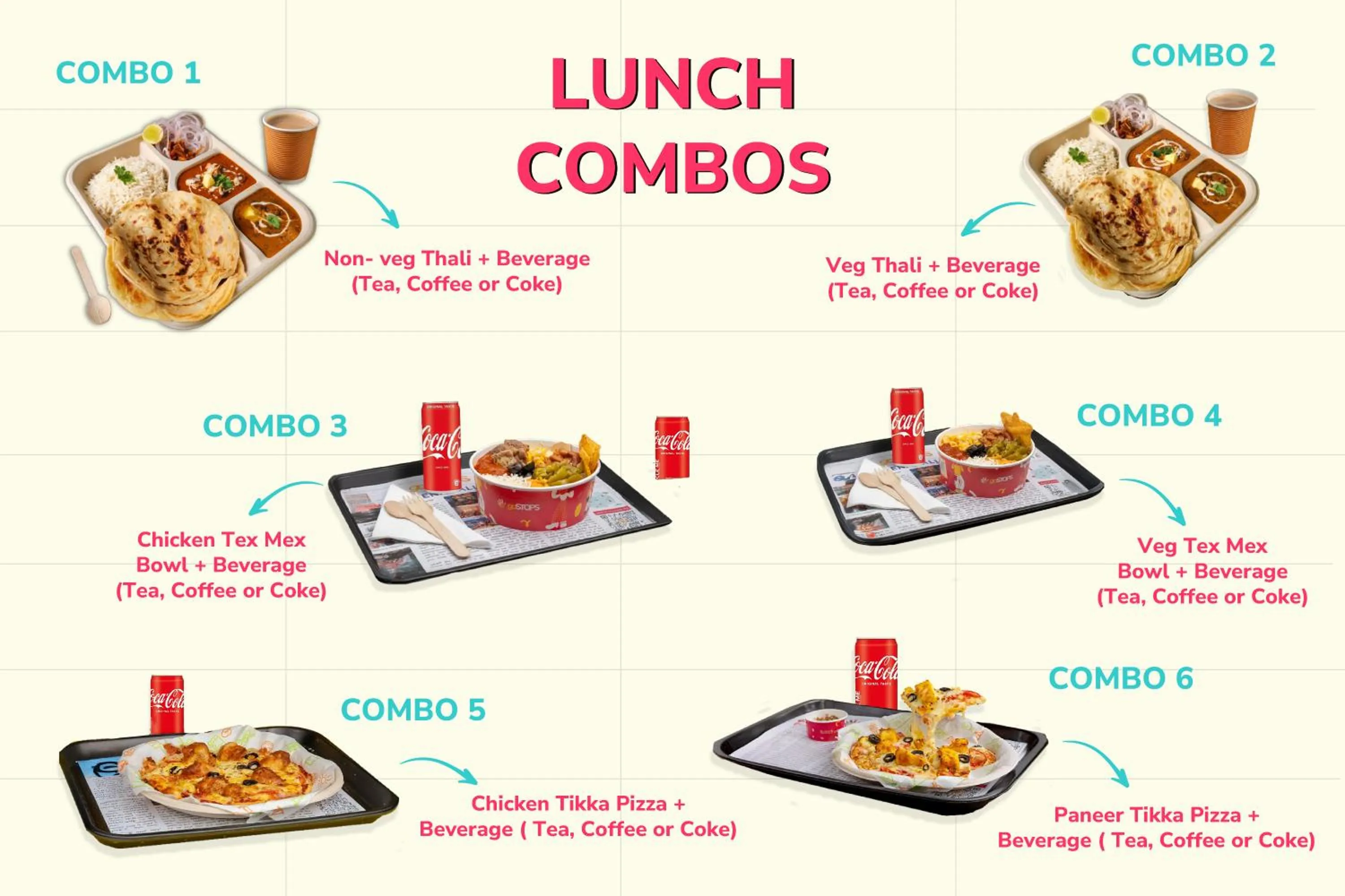 Food and drinks in goSTOPS Gurugram, Baani Square PLUS - Private Rooms & Dorms