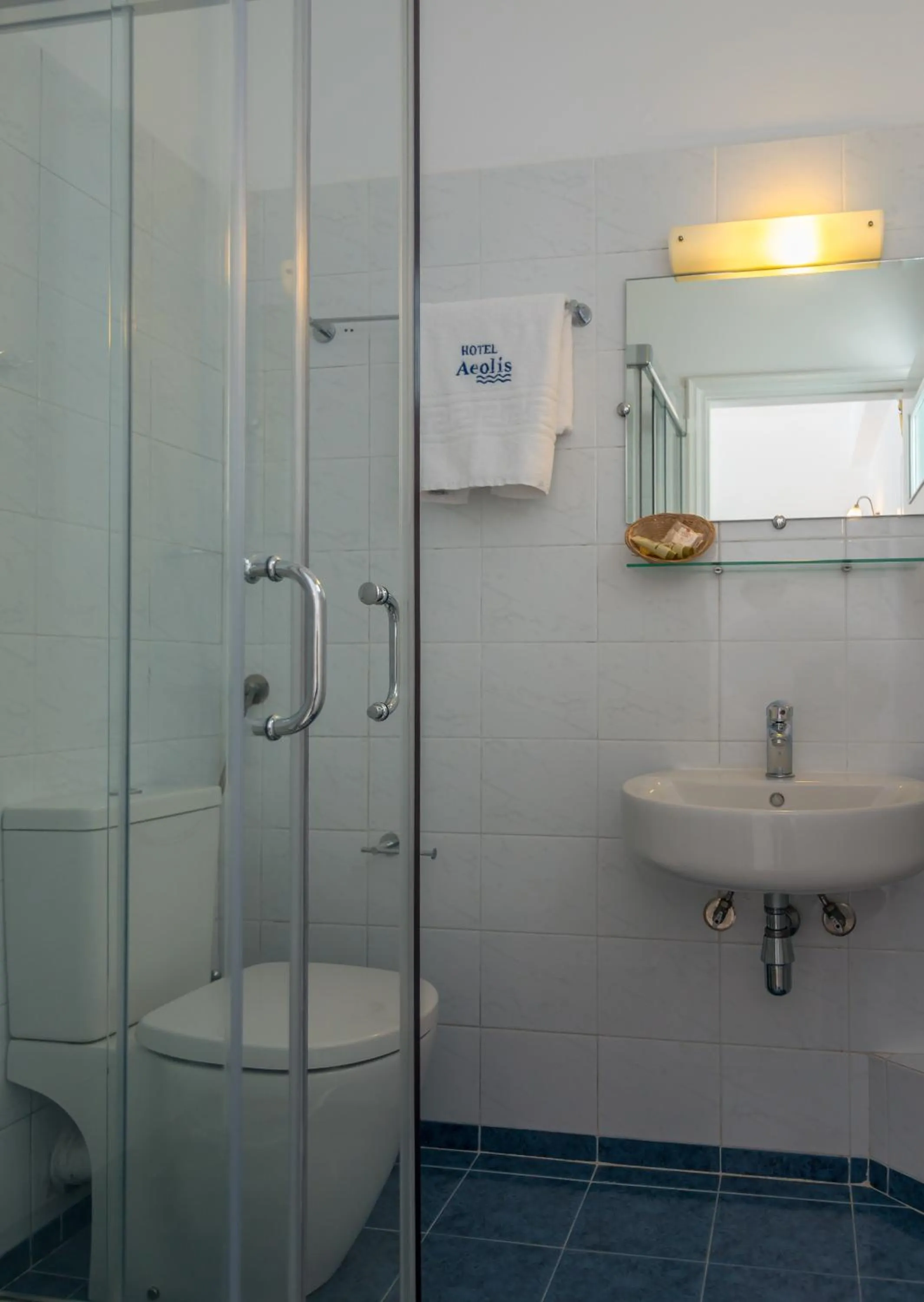Bathroom in Aeolis Hotel