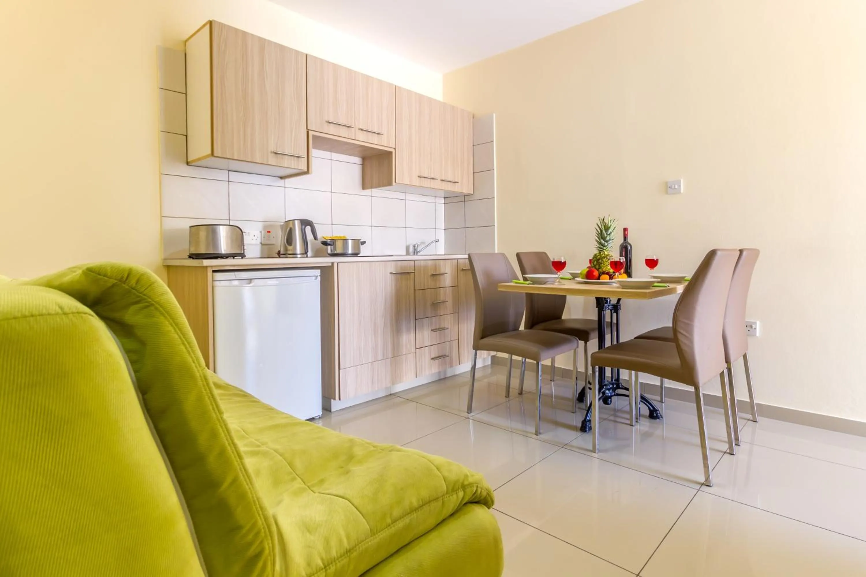 Kitchen or kitchenette in Paul Marie Hotel Apartments