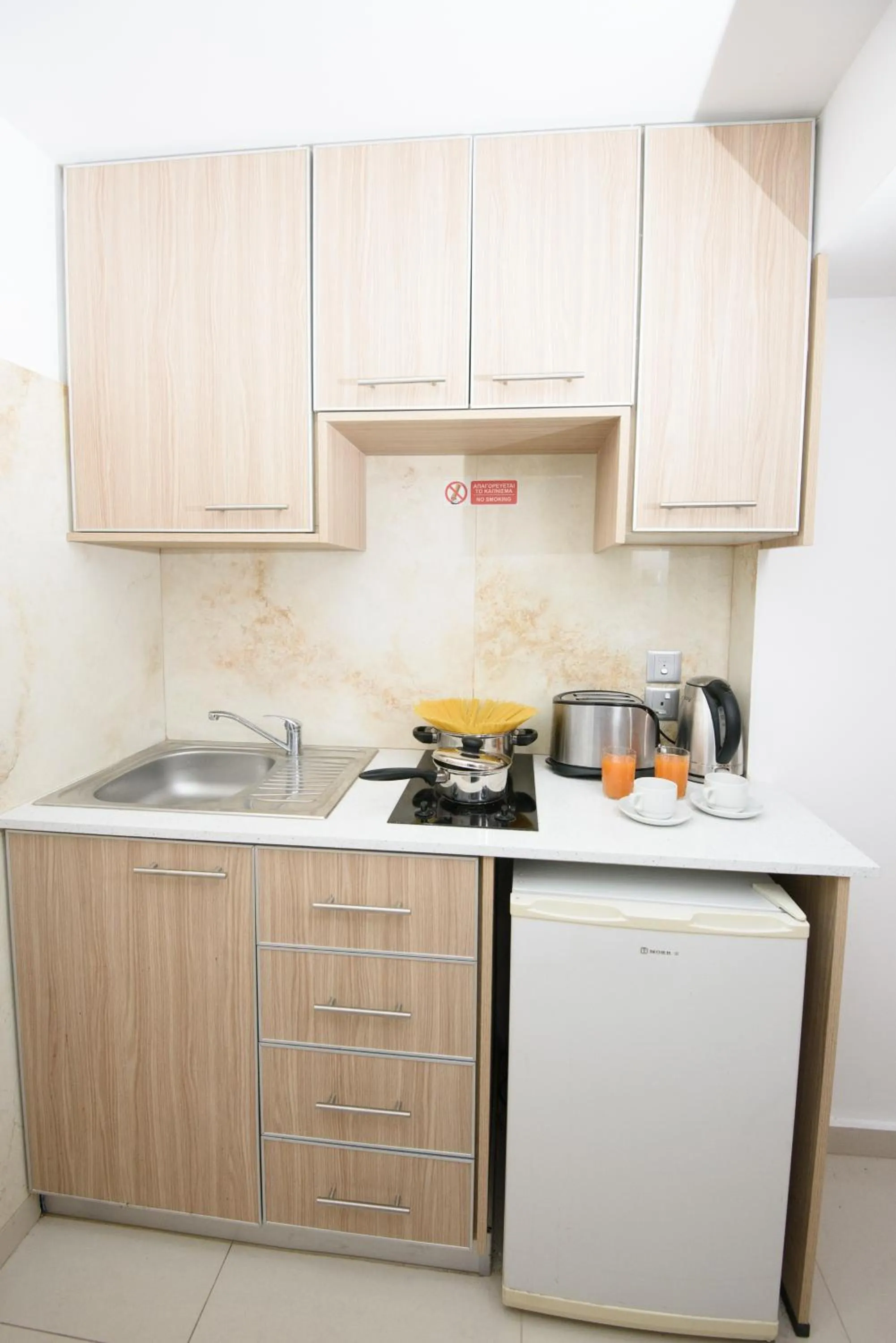 Kitchen or kitchenette in Paul Marie Hotel Apartments