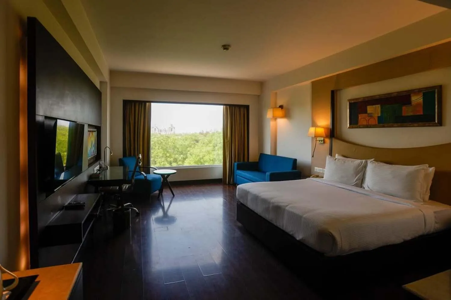 Bed in Gurmon Hotels Sohna Road Gurugram, a member of Radisson Individuals