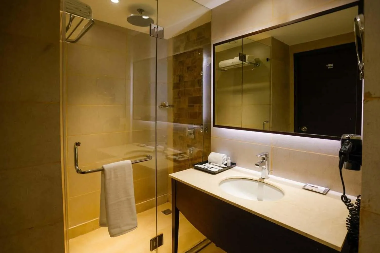 Bathroom in Gurmon Hotels Sohna Road Gurugram, a member of Radisson Individuals