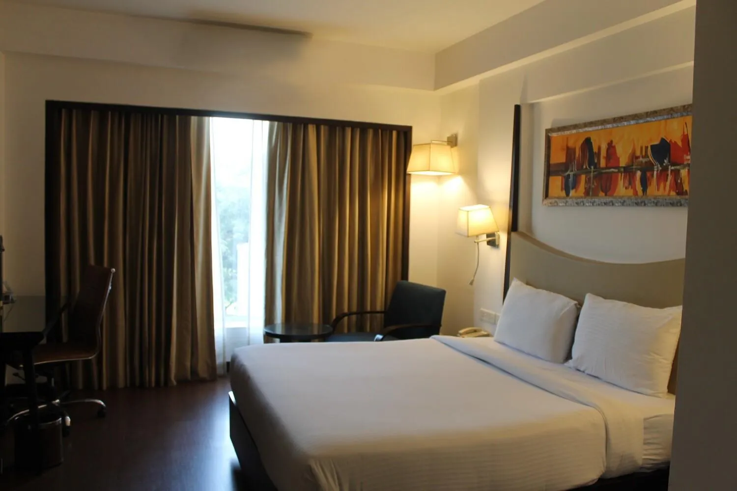 Bed in Gurmon Hotels Sohna Road Gurugram, a member of Radisson Individuals