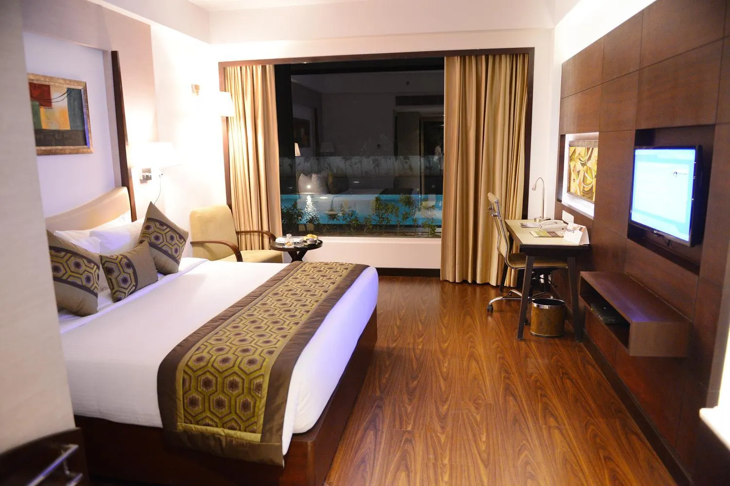 Bed in Gurmon Hotels Sohna Road Gurugram, a member of Radisson Individuals