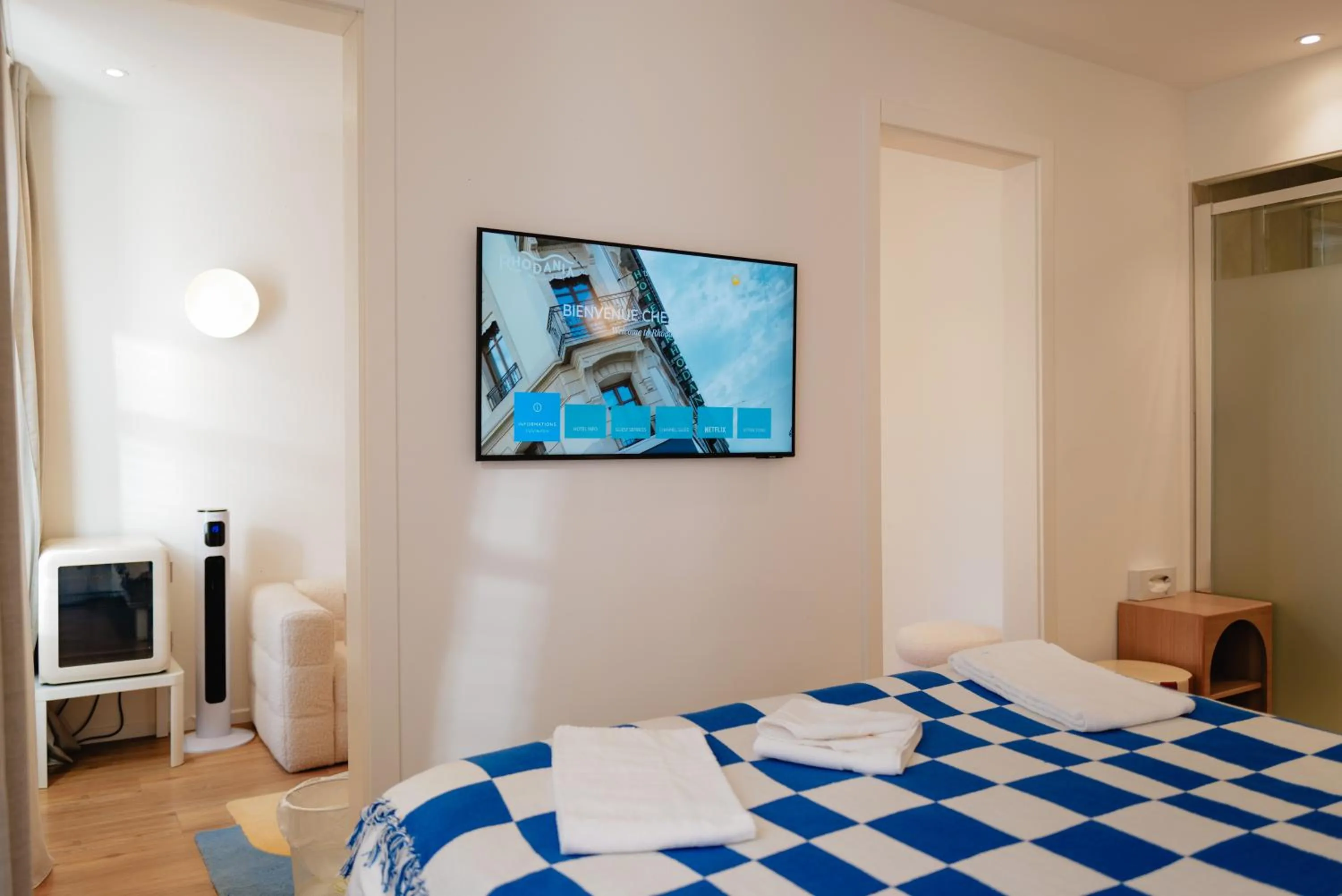 Bedroom, Bed in Rhodania Boutique Hôtel