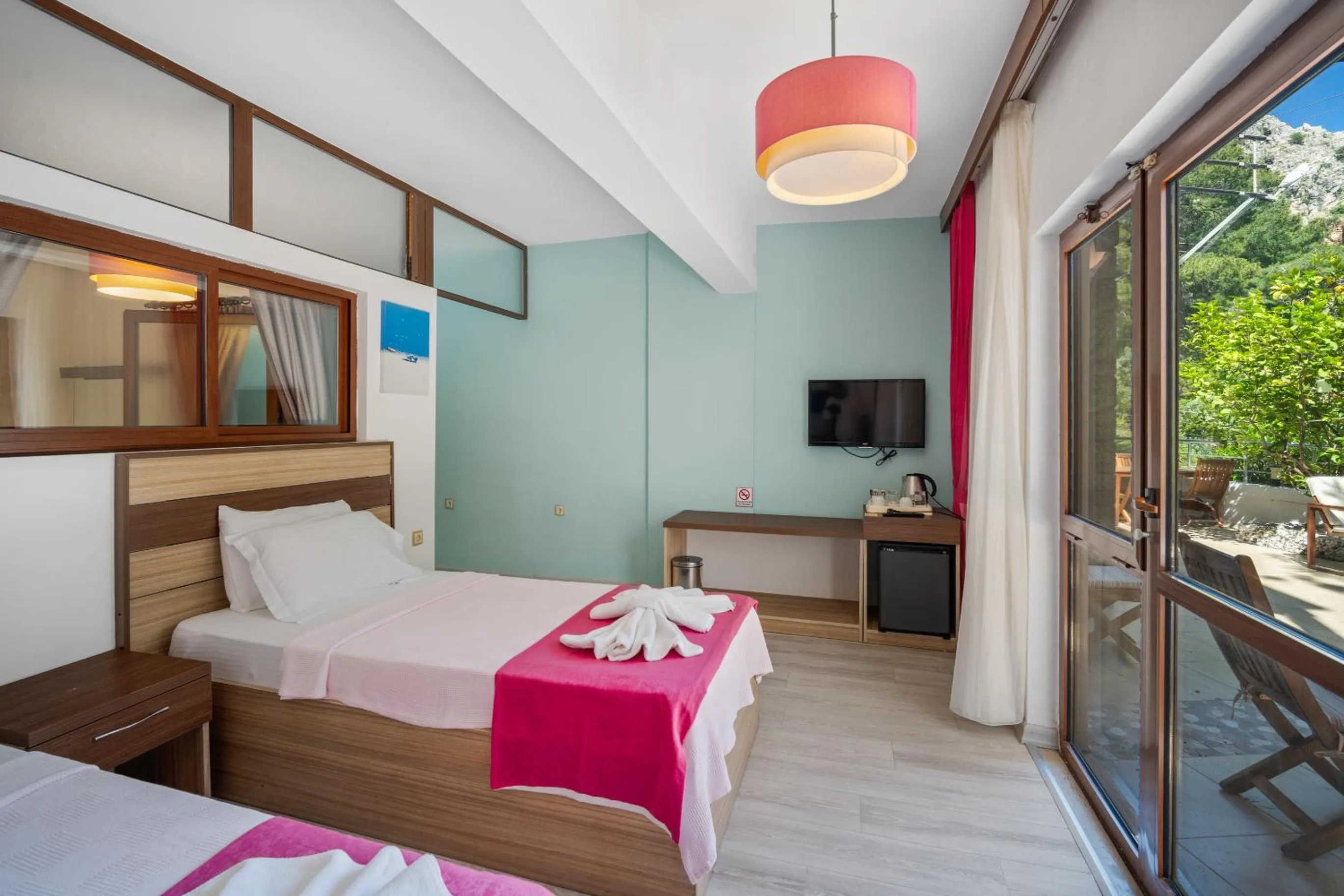 Bed in Eden Pyara Hotel Turunc