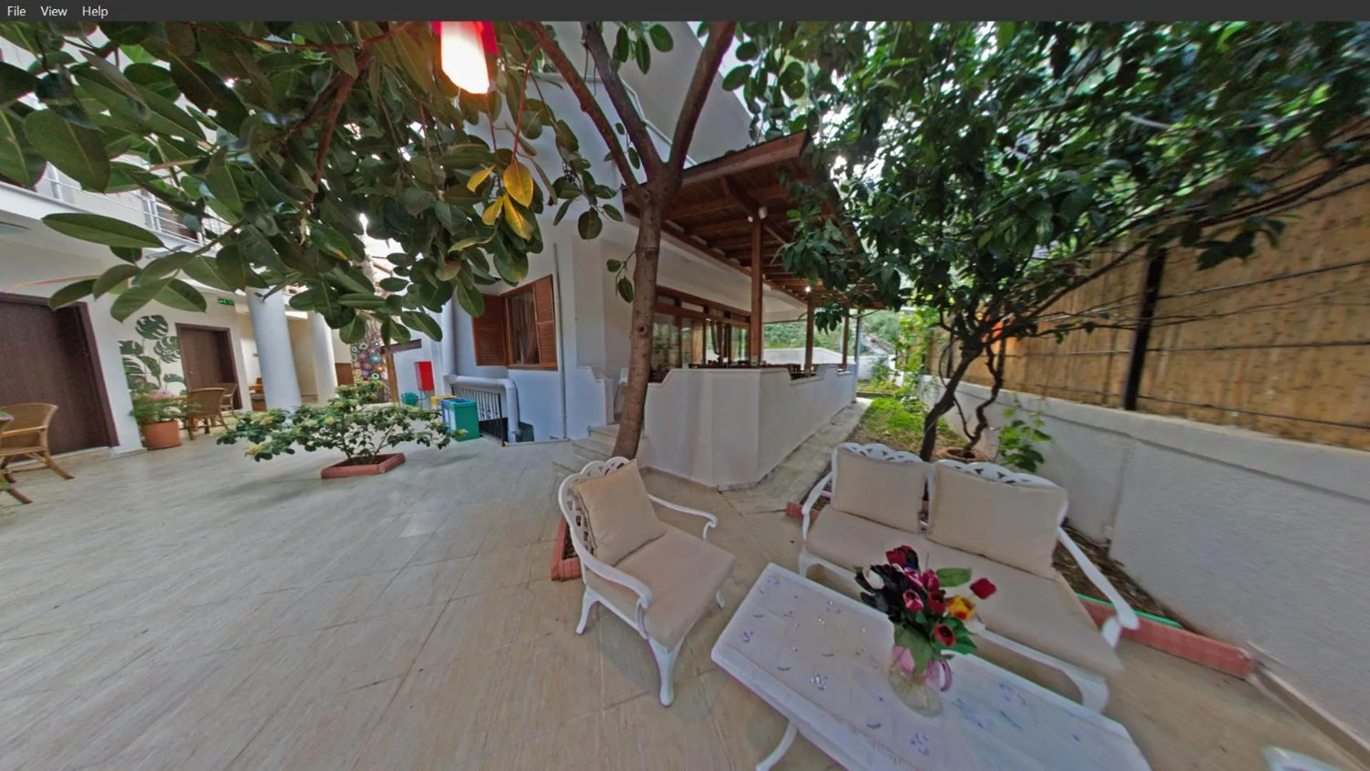 Patio in Eden Pyara Hotel Turunc