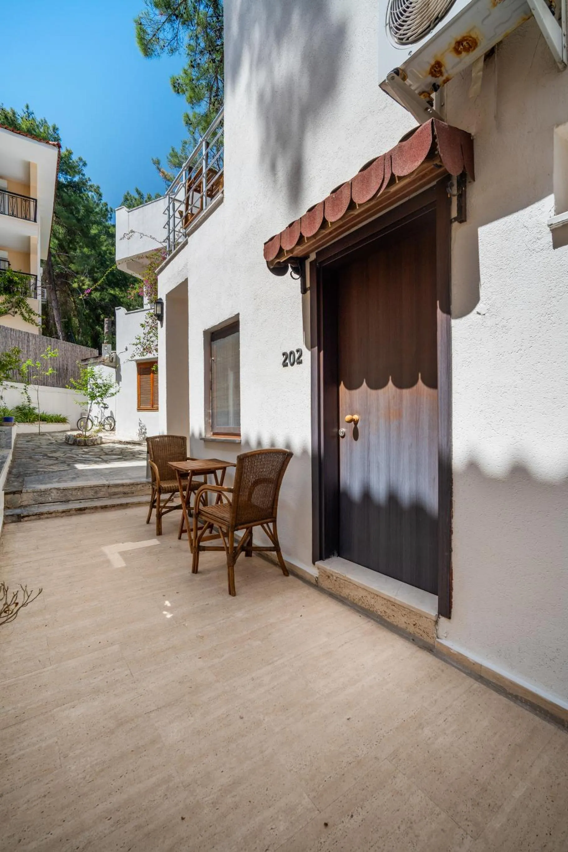 Patio in Eden Pyara Hotel Turunc